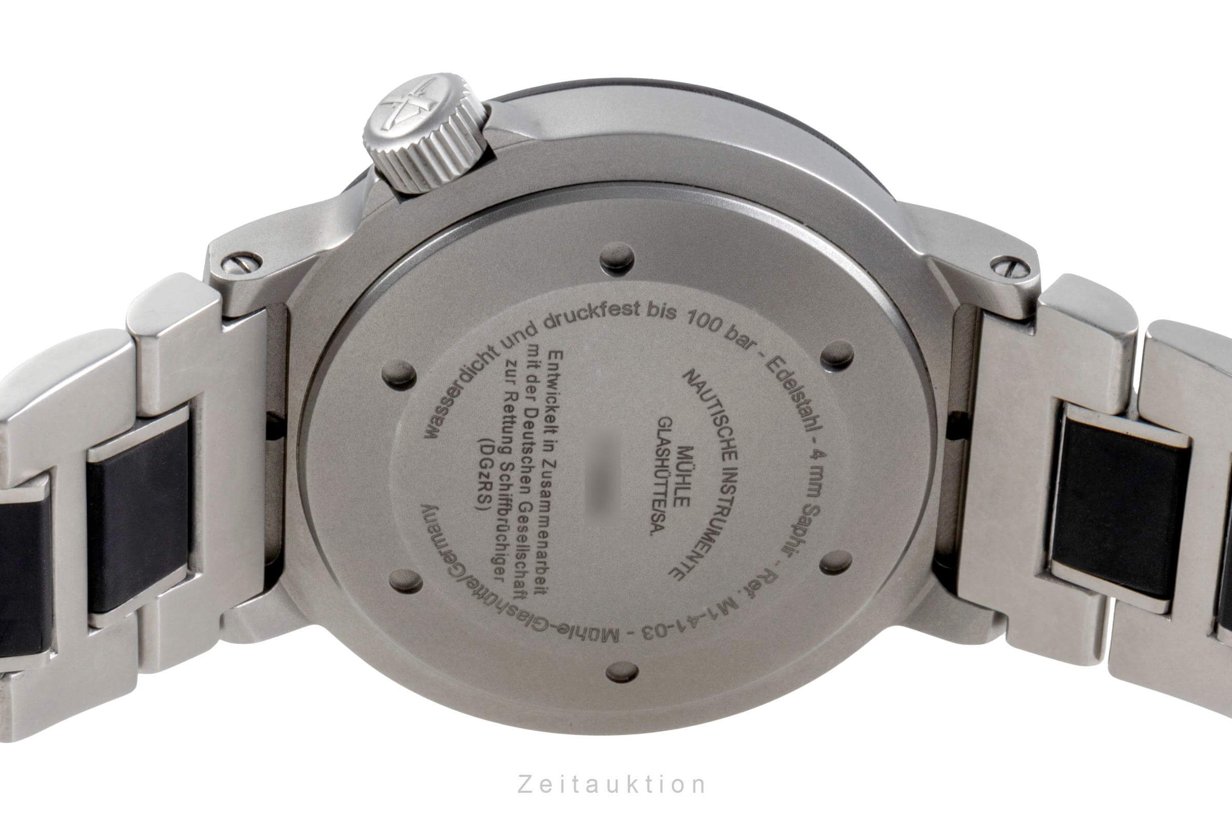 Mühle Rescue Timer acero automático reloj para caballeros M1-41-03-MB LP: 2250EUR  [2502211]