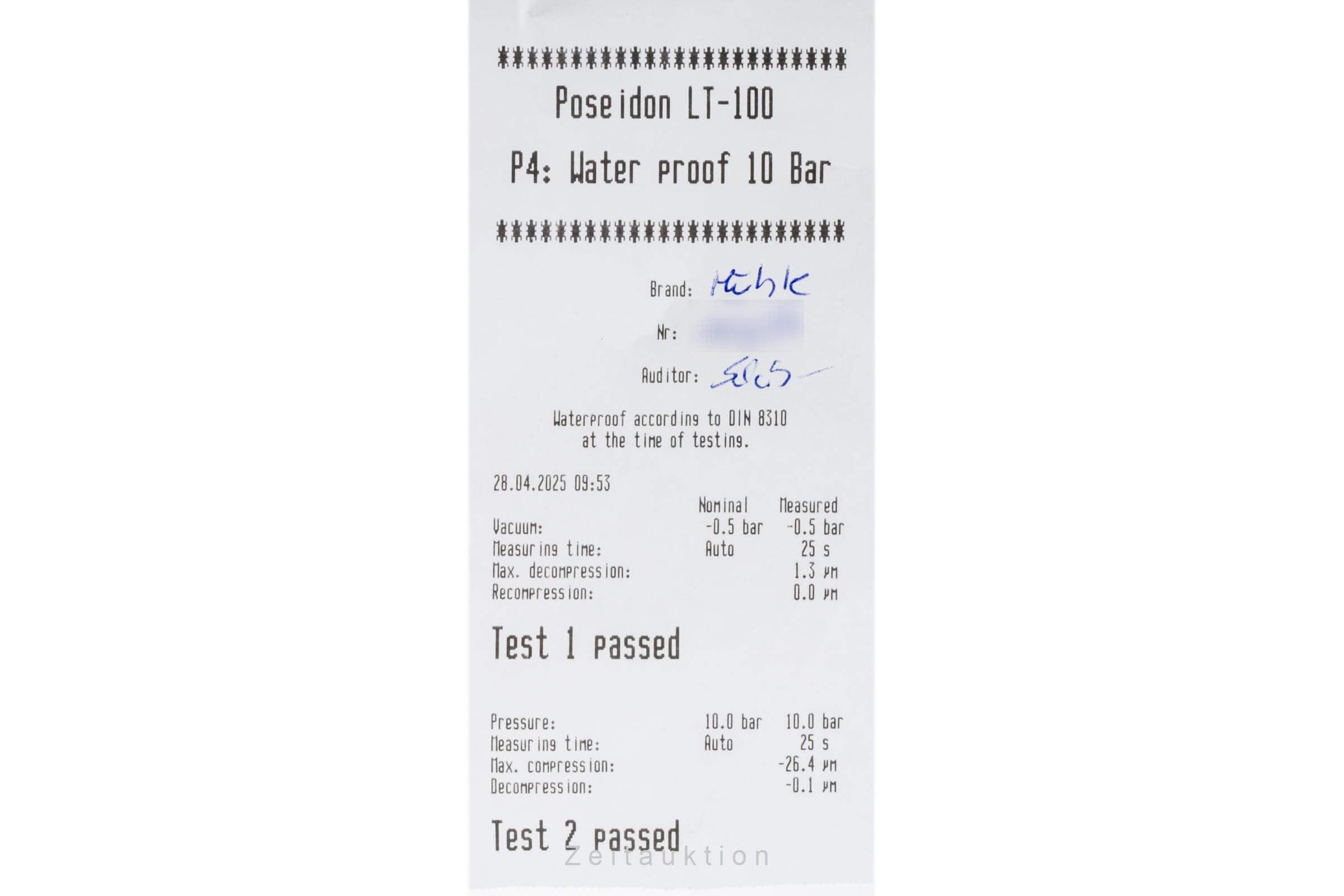 Mühle Rescue Timer acero automático reloj para caballeros M1-41-03-MB LP: 2250EUR  [2502211]