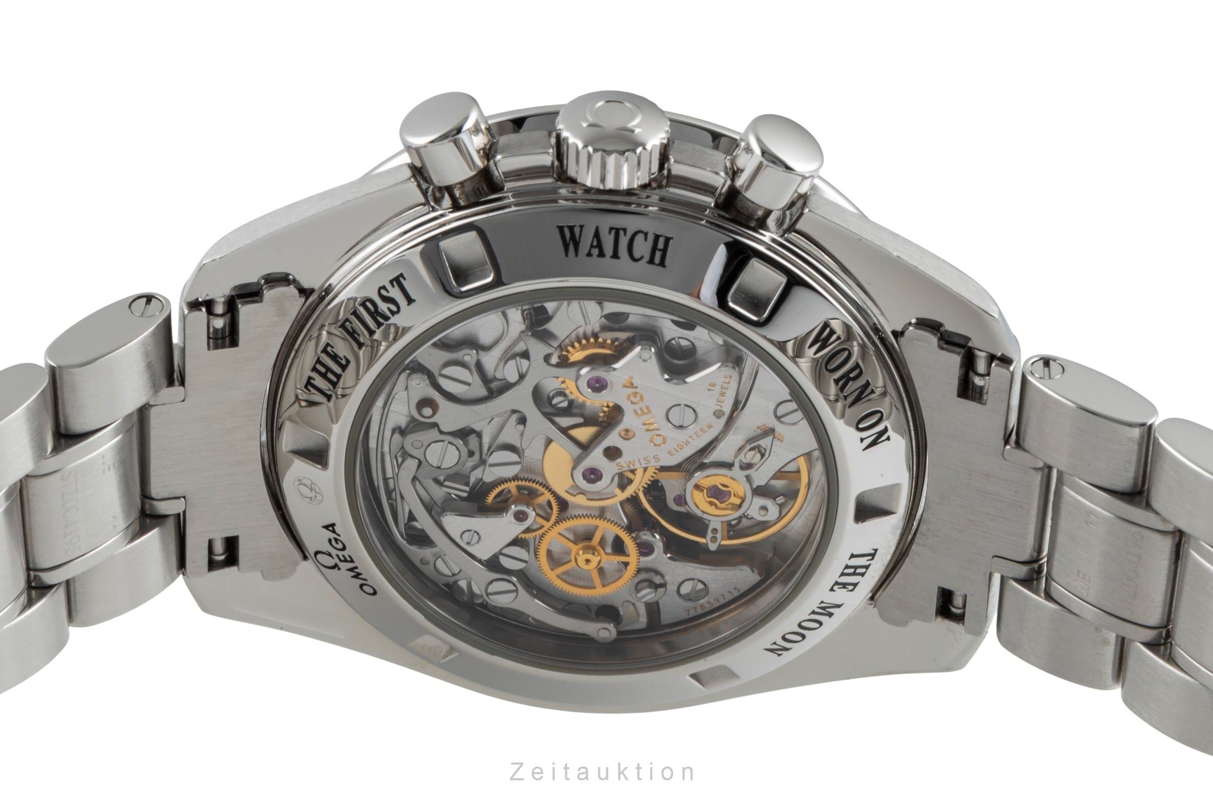 Omega Speedmaster Moonwatch chronographe acier à remontage manuel montre pour hommes 311.30.42.30.01.006 LP: 8700EUR  [2502215]