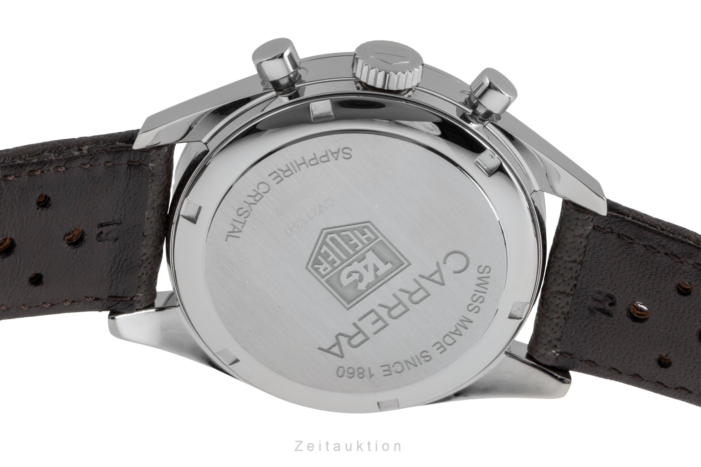 Tag Heuer Carrera chronograph steel automatic Kal. 17 Ref. CV2113