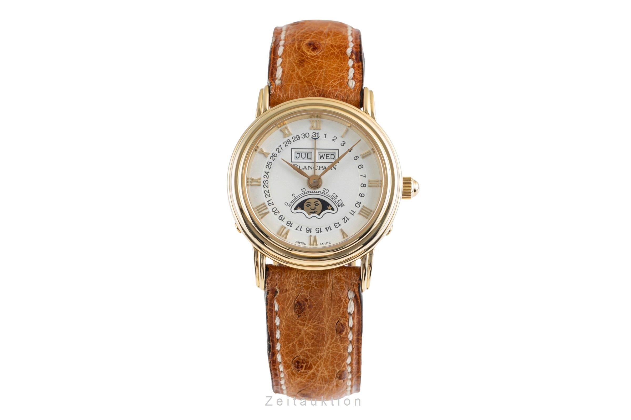 325 Spanish Villa 掛時計 Blancpain Villeret 18 ct gold automatic Kal. 95 Ref. 6395 | 2502221