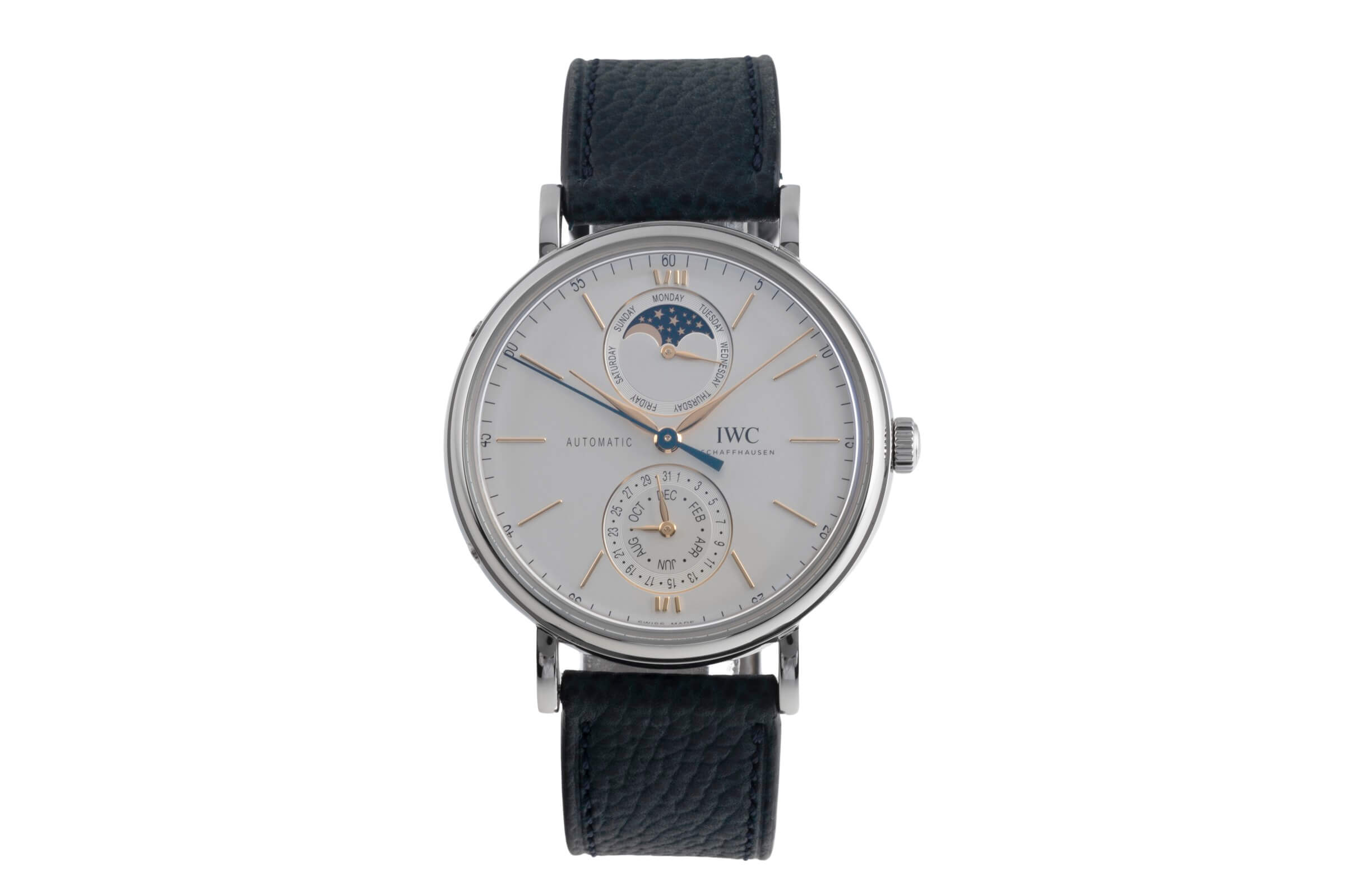IWC Portofino acero automático reloj para caballeros IW359001 LP: 11200EUR  [2502222]