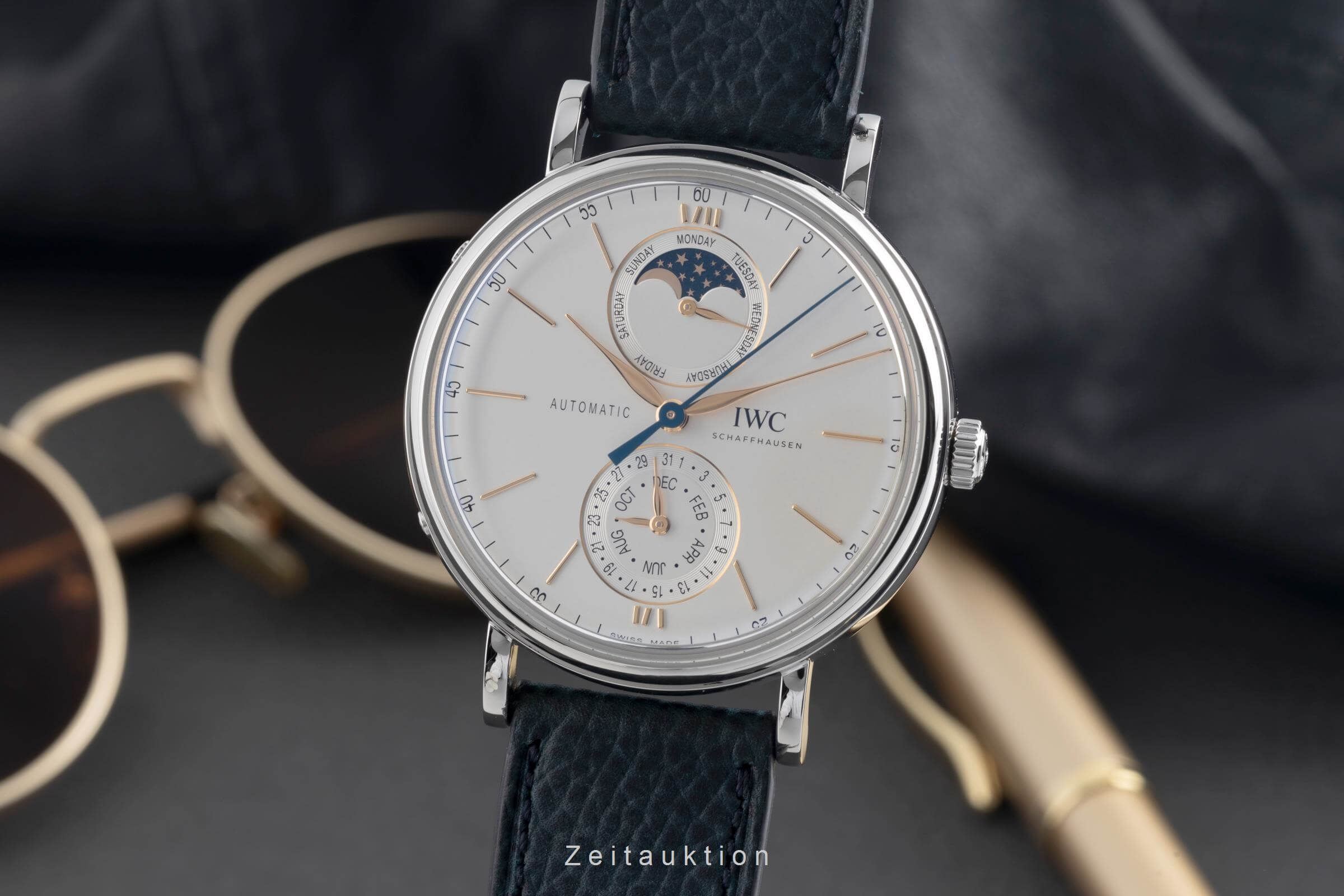 IWC Portofino acero automático reloj para caballeros IW359001 LP: 11200EUR  [2502222]