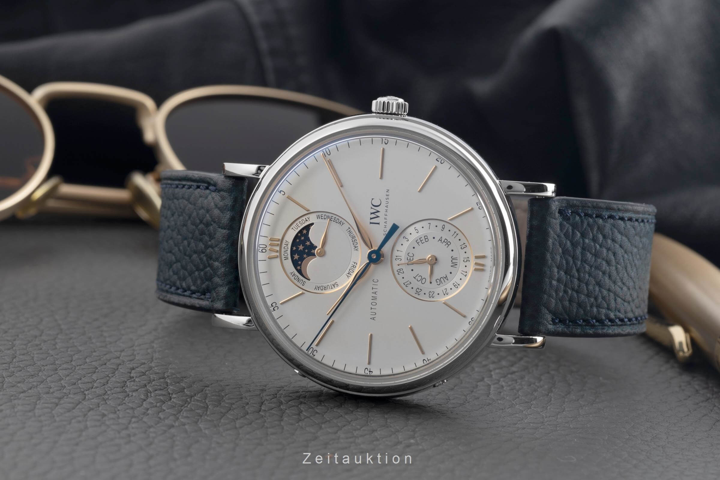 IWC Portofino acero automático reloj para caballeros IW359001 LP: 11200EUR  [2502222]