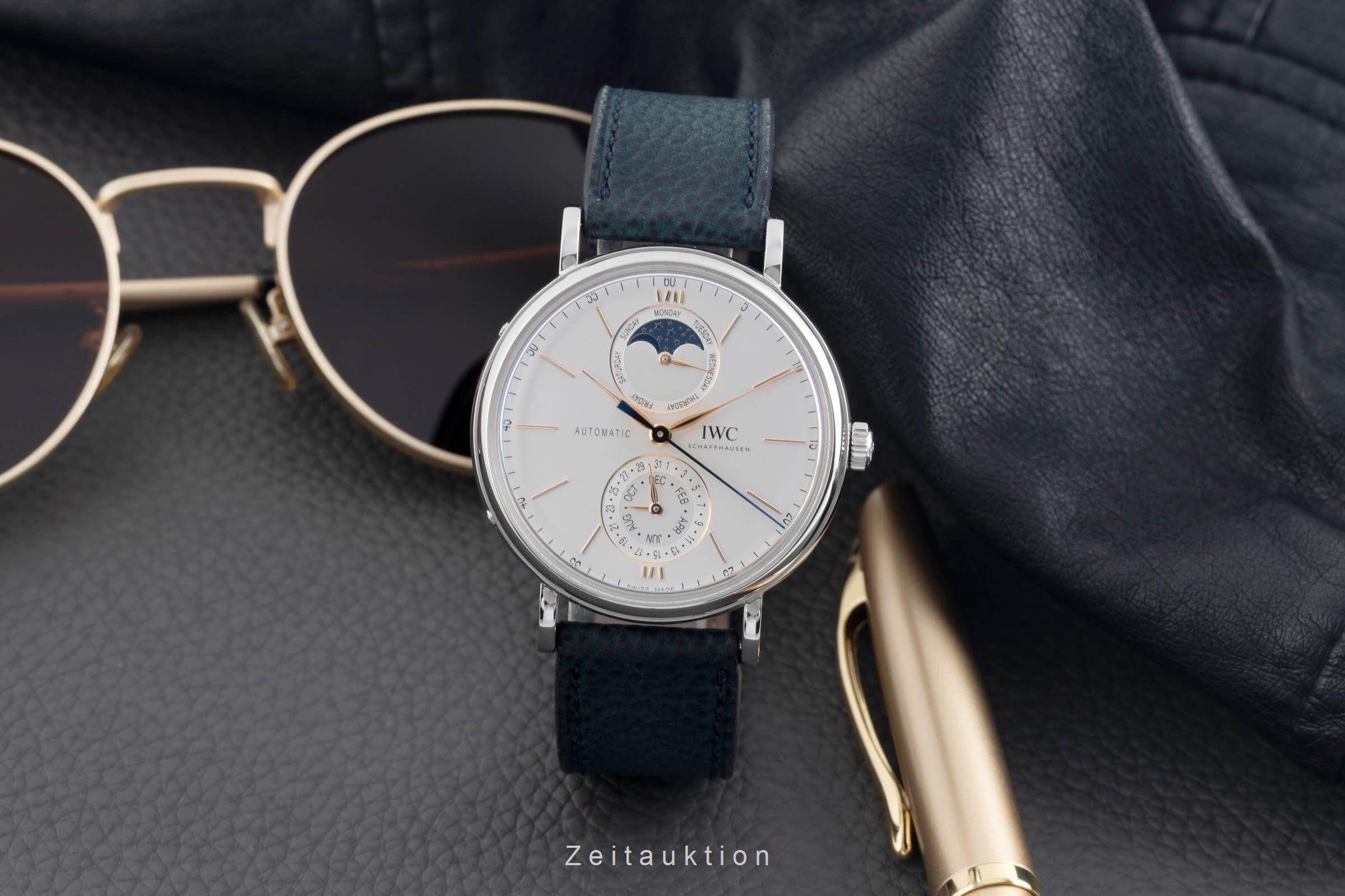 IWC Portofino acero automático reloj para caballeros IW359001 LP: 11200EUR  [2502222]