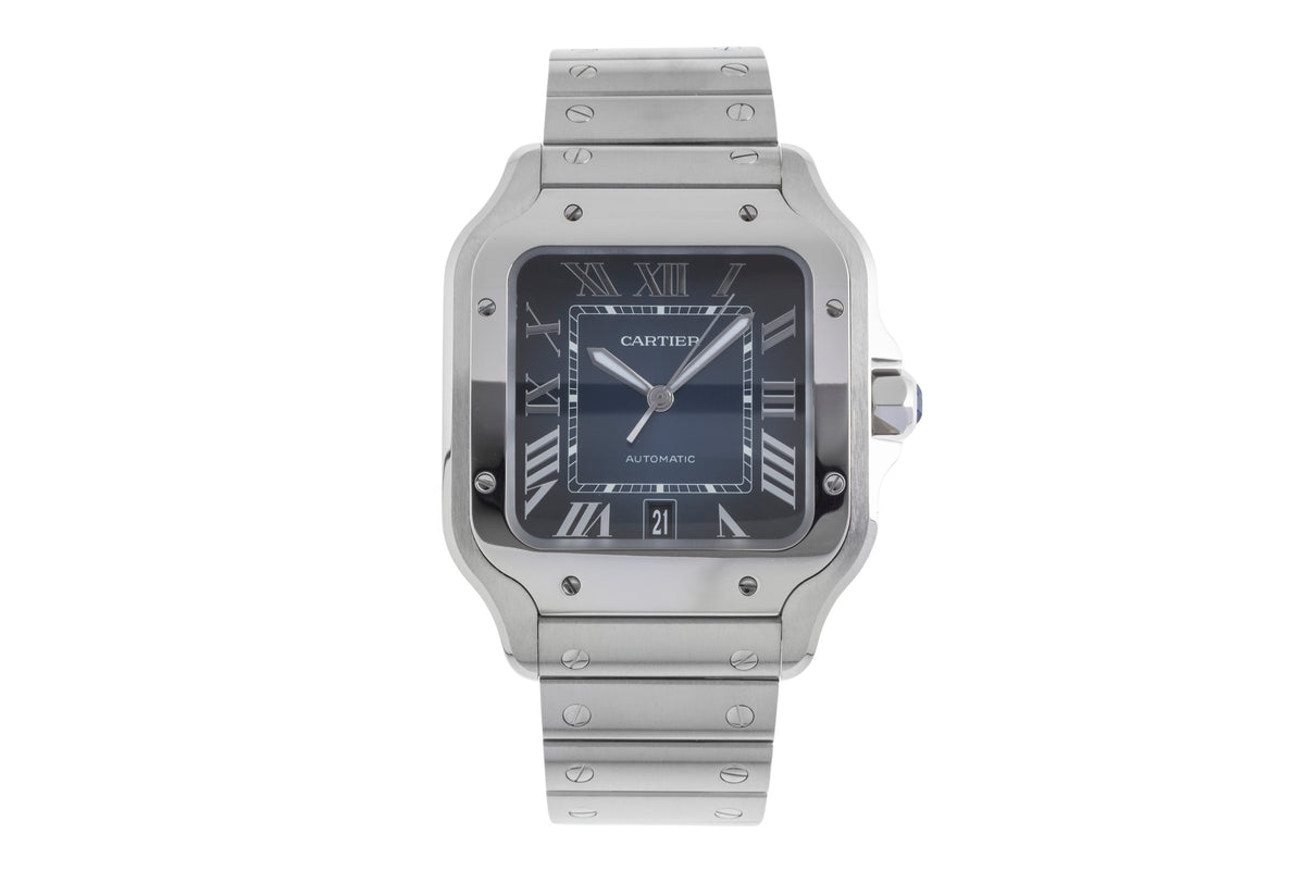 Cartier Santos steel automatic men's watch WSSA0030 LP: 8850EUR  [2502223]
