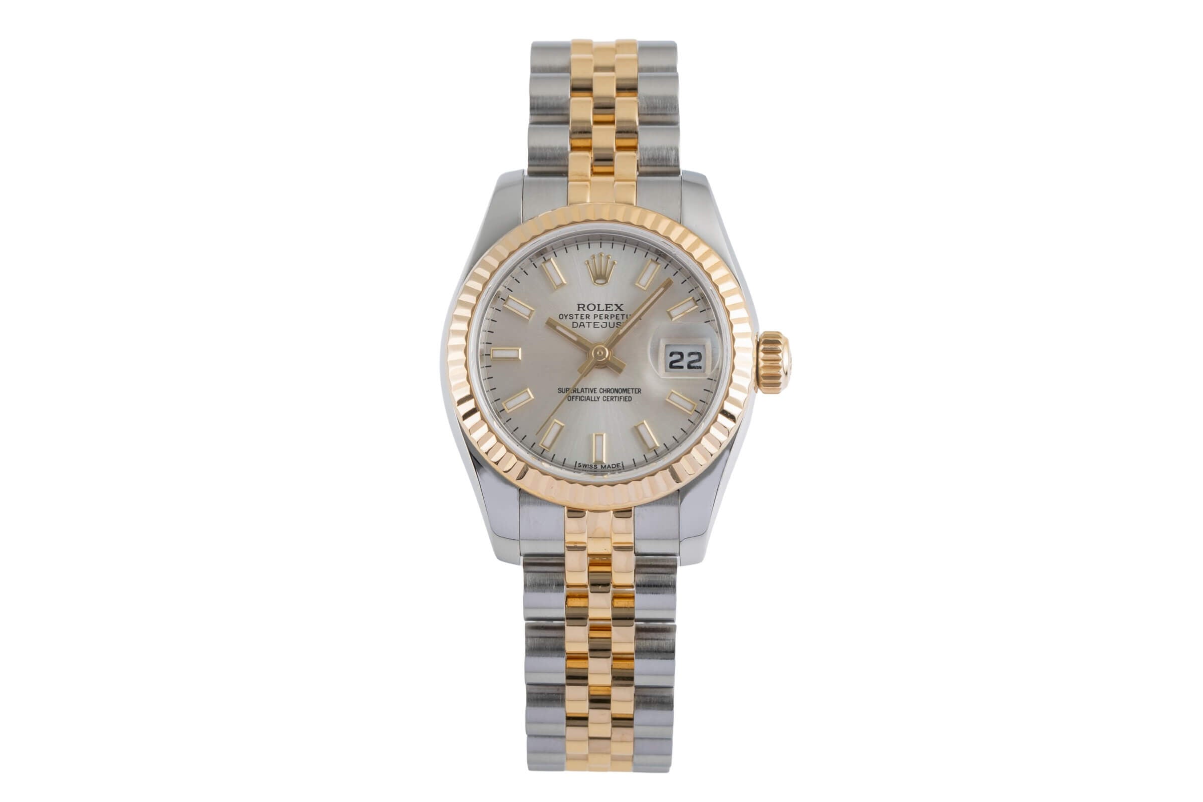 Rolex Lady Datejust acero / oro automático reloj para damas  179173  [2502226]