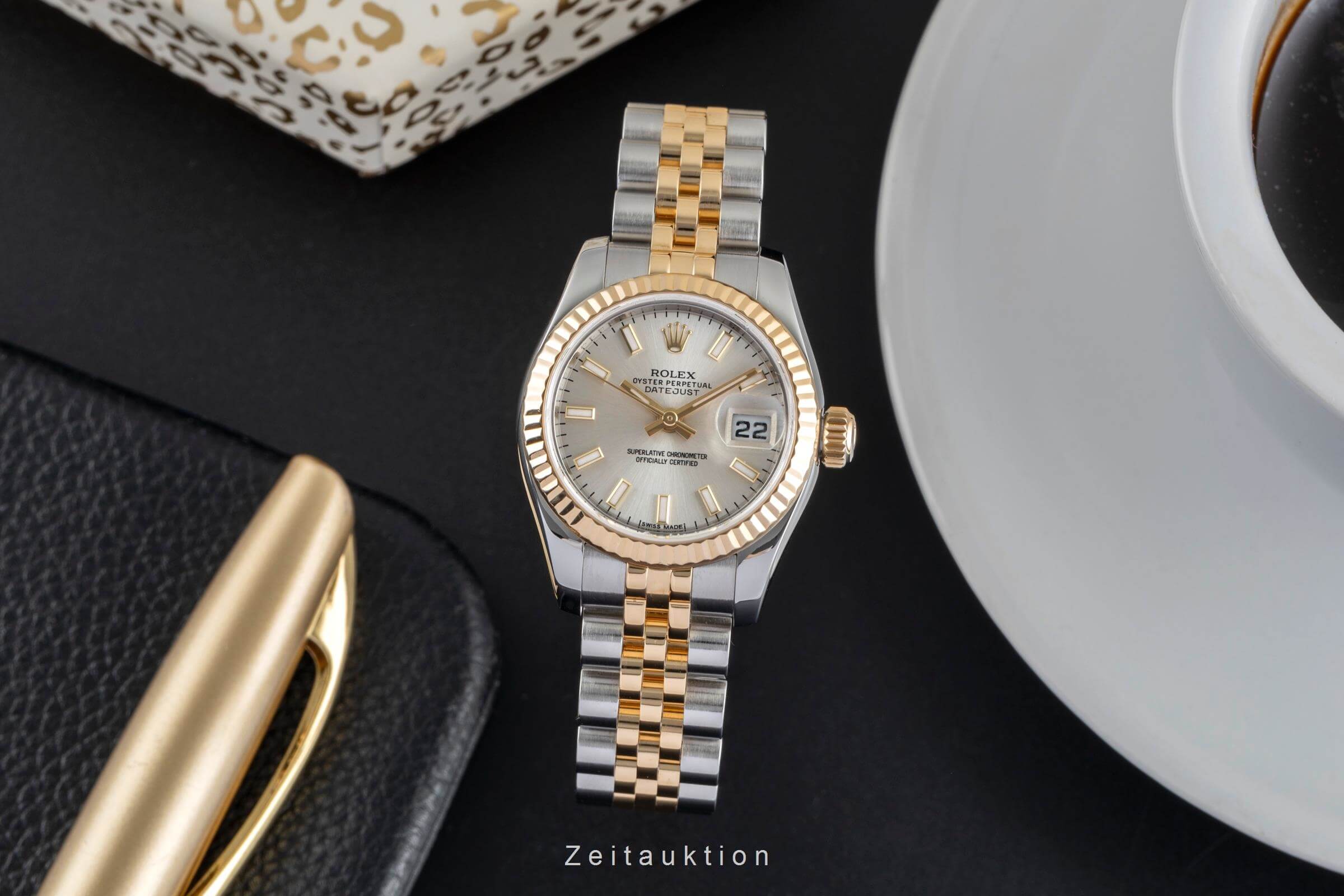 Rolex Lady Datejust acero / oro automático reloj para damas  179173  [2502226]
