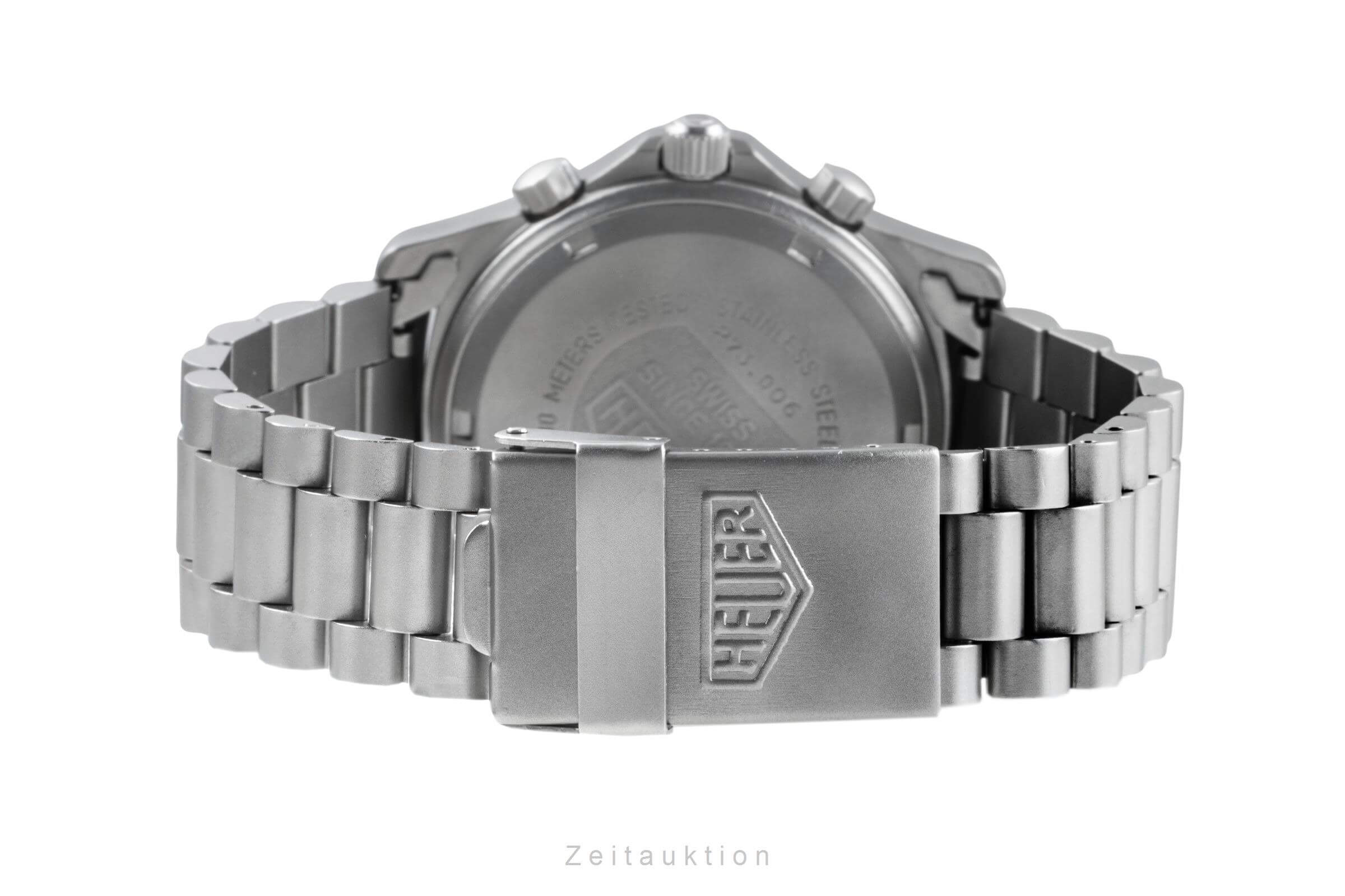 Tag Heuer 2000 cronografo acciaio quarzo orologio da uomo 273.006 Vintage  [2502227]