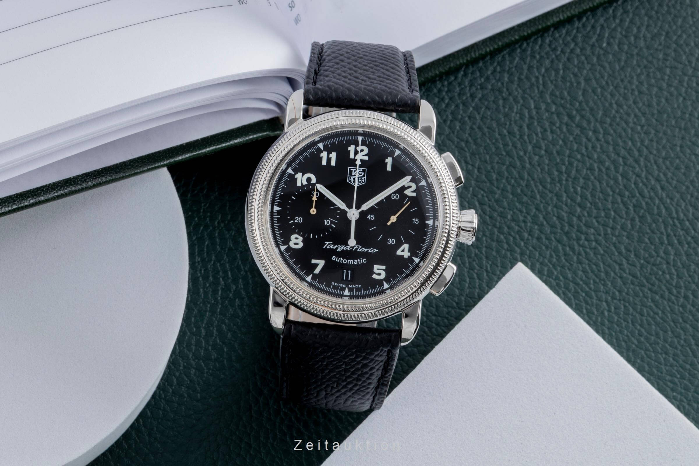 Tag Heuer Targa Florio cronografo acciaio automatismo orologio da uomo CX2110  [2502229]