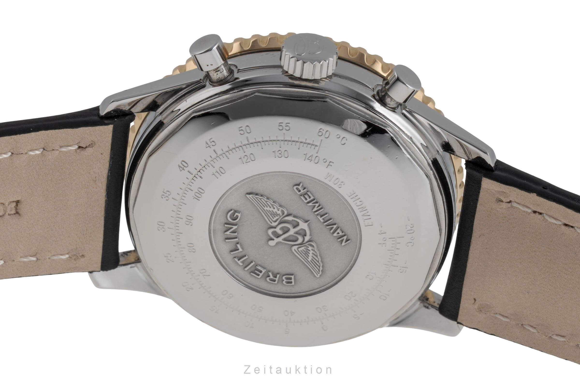 Breitling Old Navitimer cronografo acciaio / oro automatismo orologio da uomo D13022  [2502230]