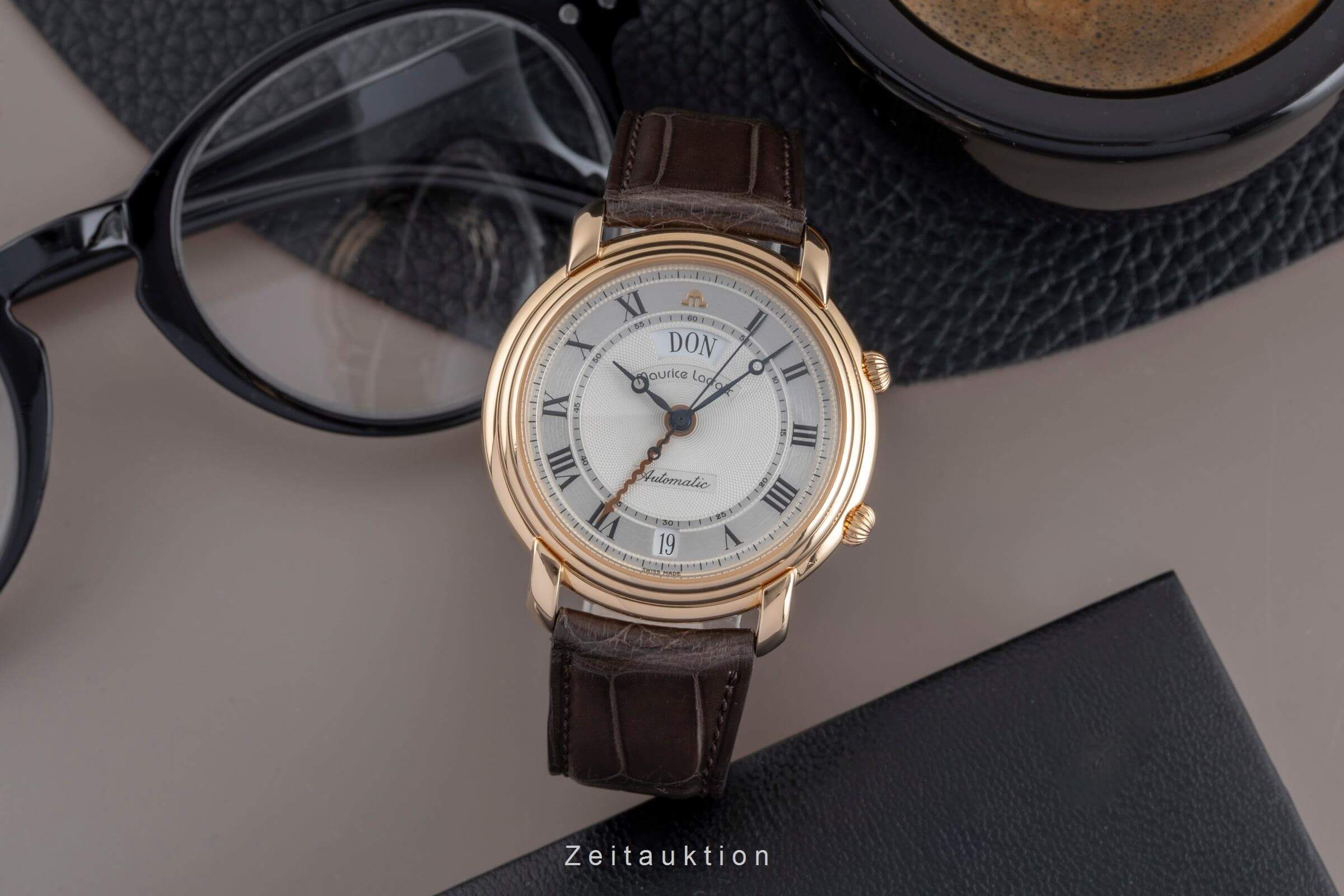 Maurice Lacroix Masterpiece 18 ct gold automatic men's watch 45393  [2502232]