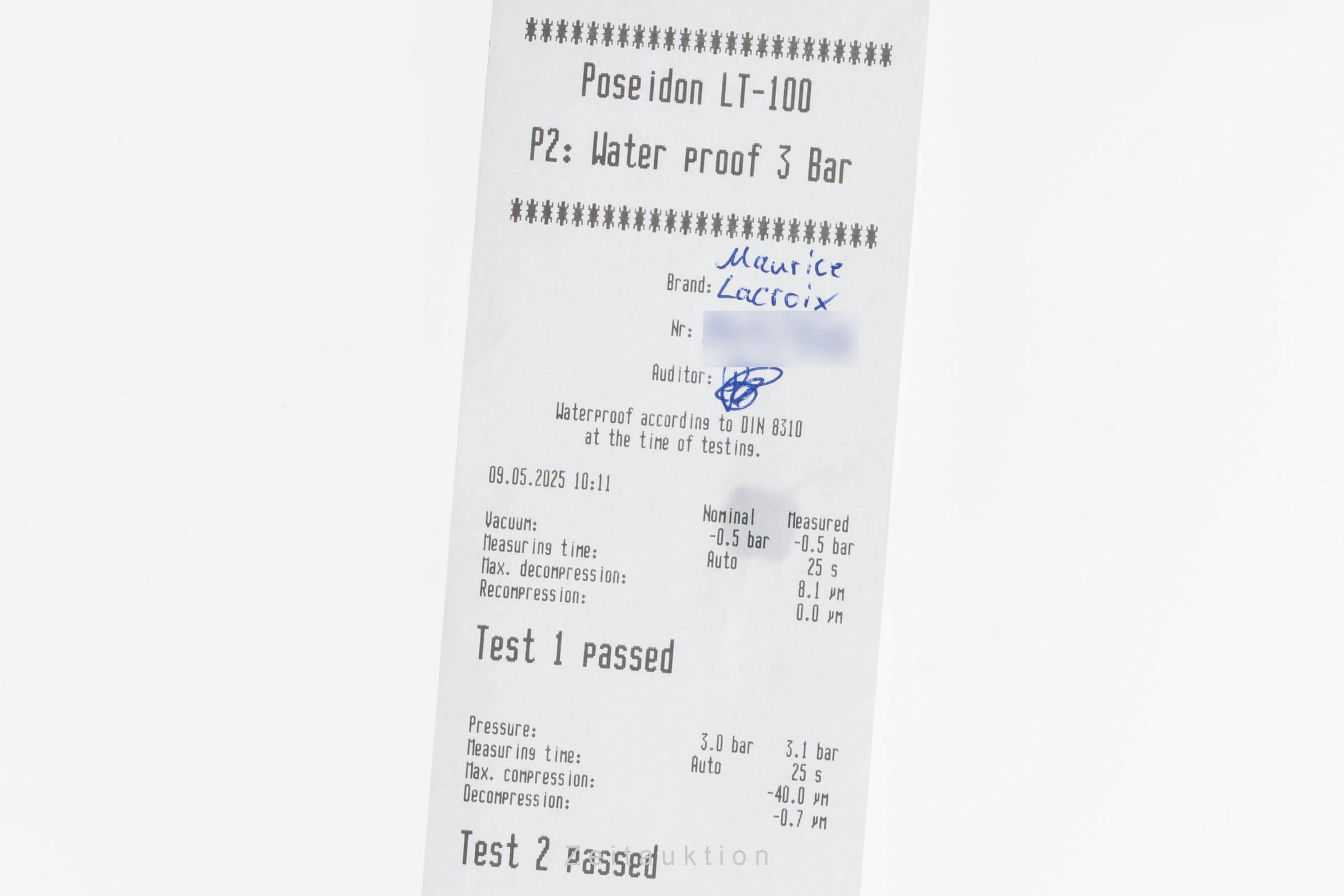 Maurice Lacroix Masterpiece 18 ct gold automatic men's watch 45393  [2502232]