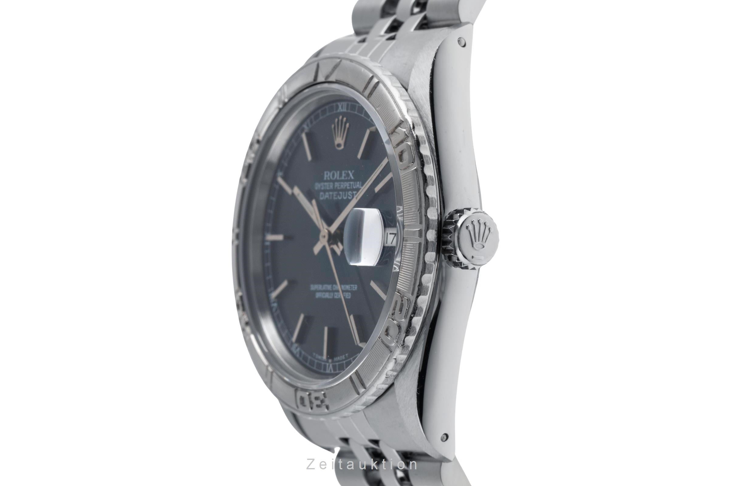 Rolex Datejust Turn-O-Graph acier / or blanc automatique montre pour hommes 16264  [2502235]