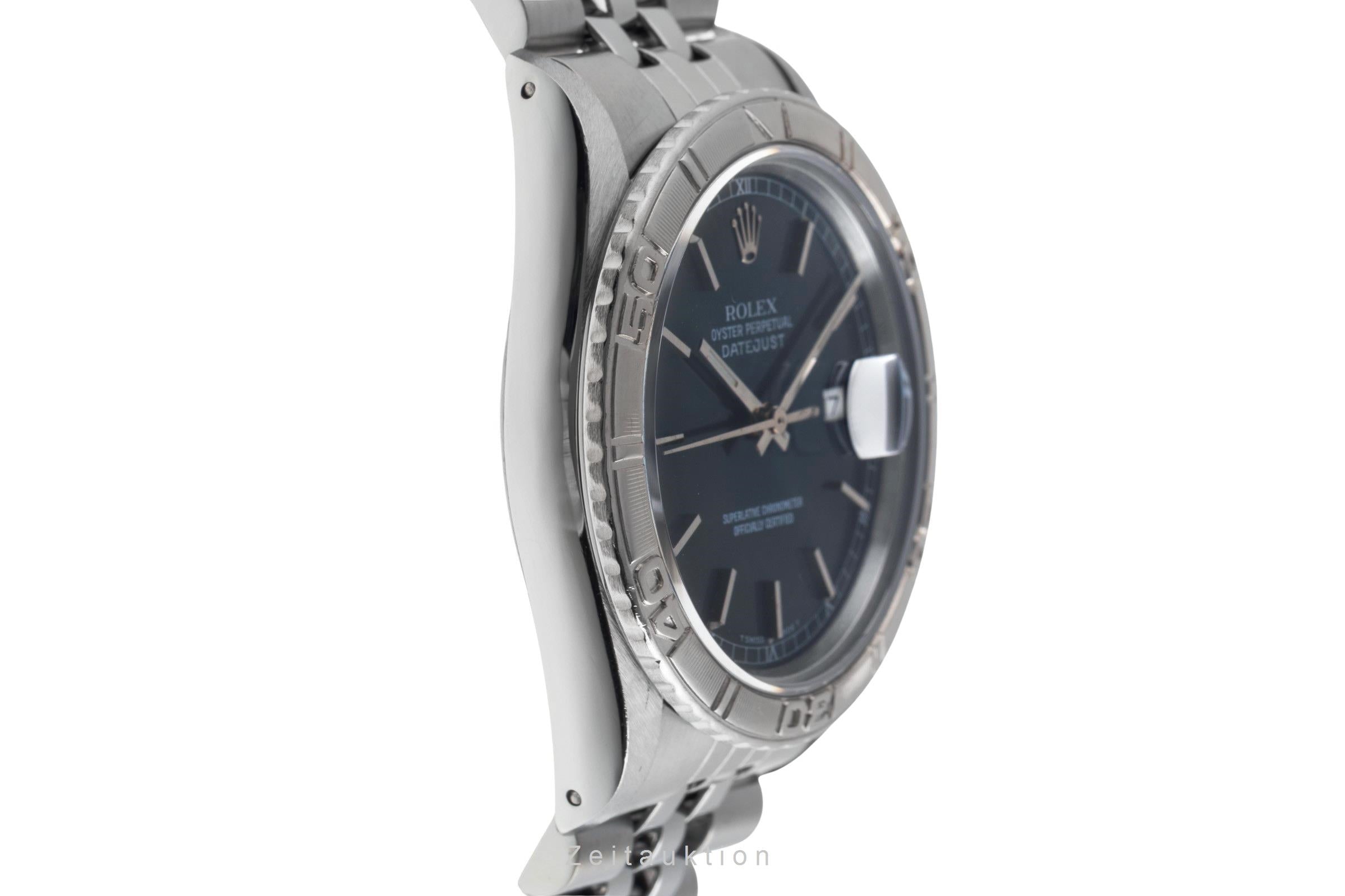 Rolex Datejust Turn-O-Graph acier / or blanc automatique montre pour hommes 16264  [2502235]