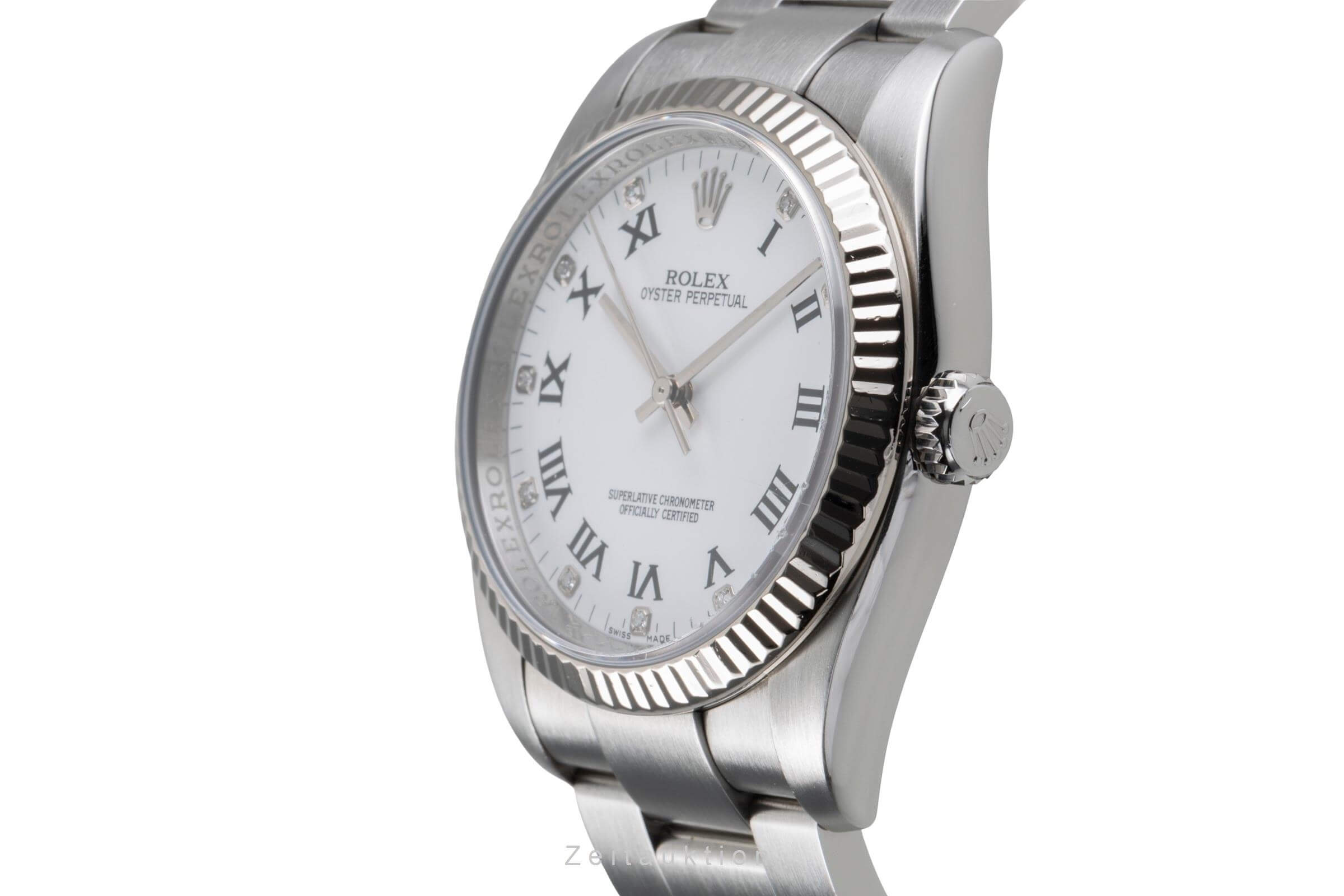 Rolex Oyster Perpetual steel / white gold automatic men's watch 116034  [2502236]