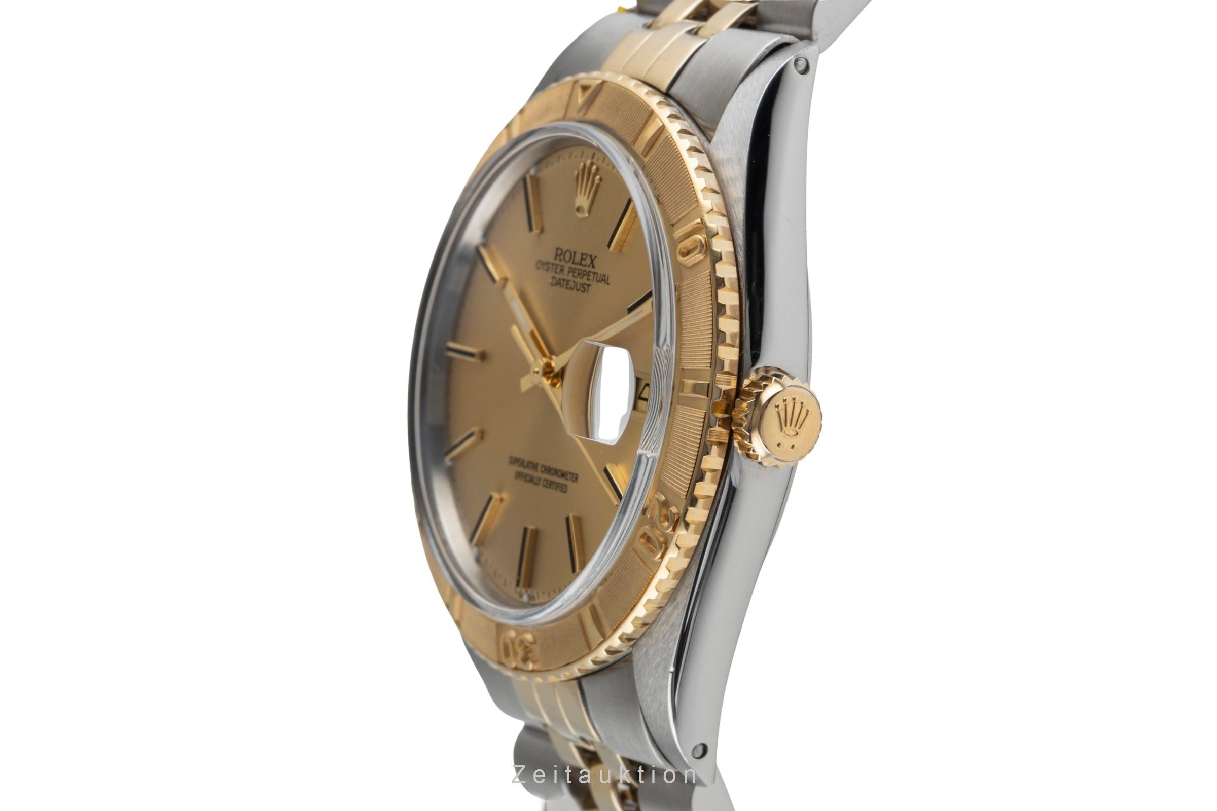 Rolex Datejust Turn-O-Graph acier / or  automatique montre pour hommes 1625/3 Vintage  [2502242]