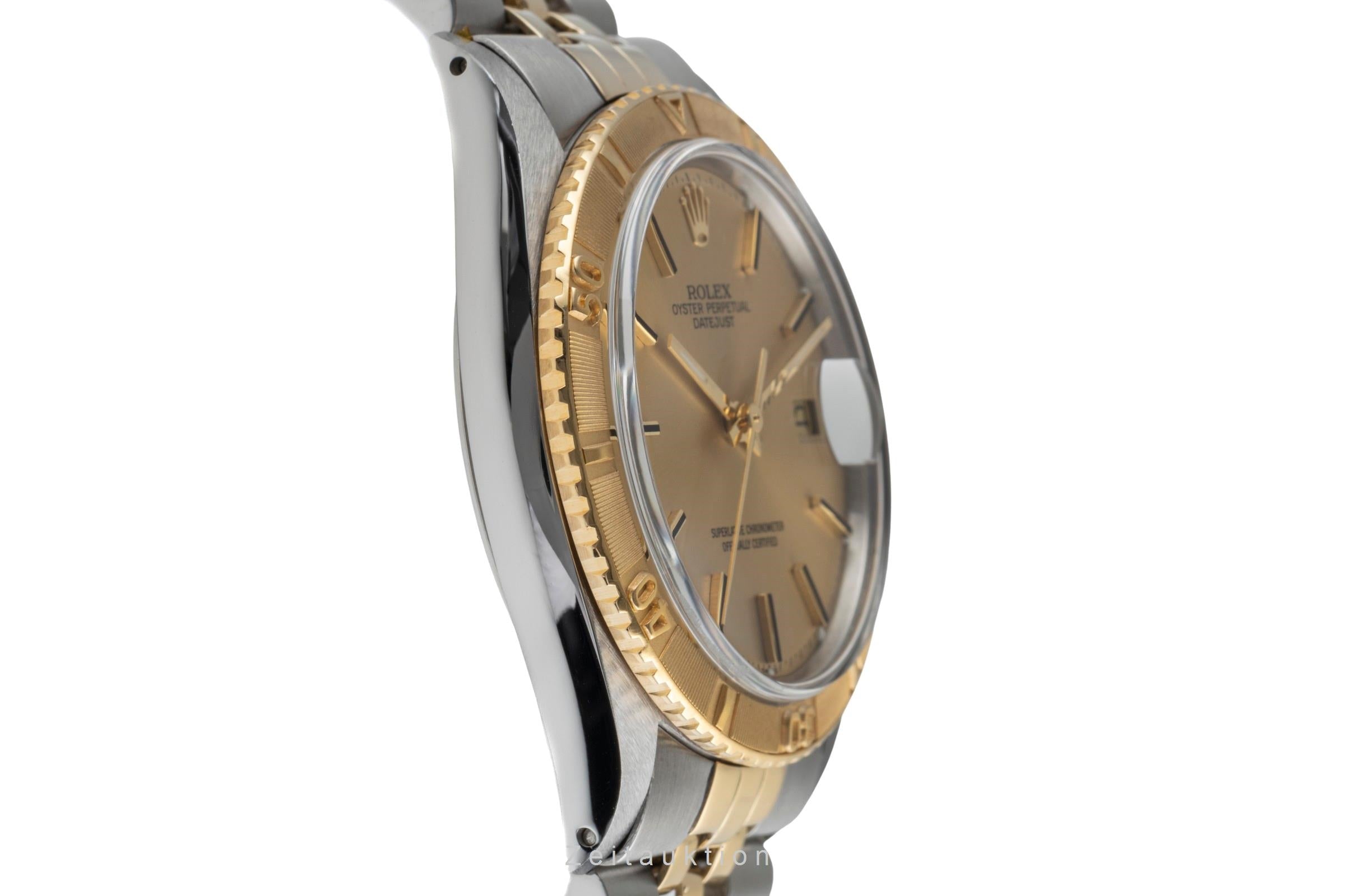 Rolex Datejust Turn-O-Graph acier / or  automatique montre pour hommes 1625/3 Vintage  [2502242]