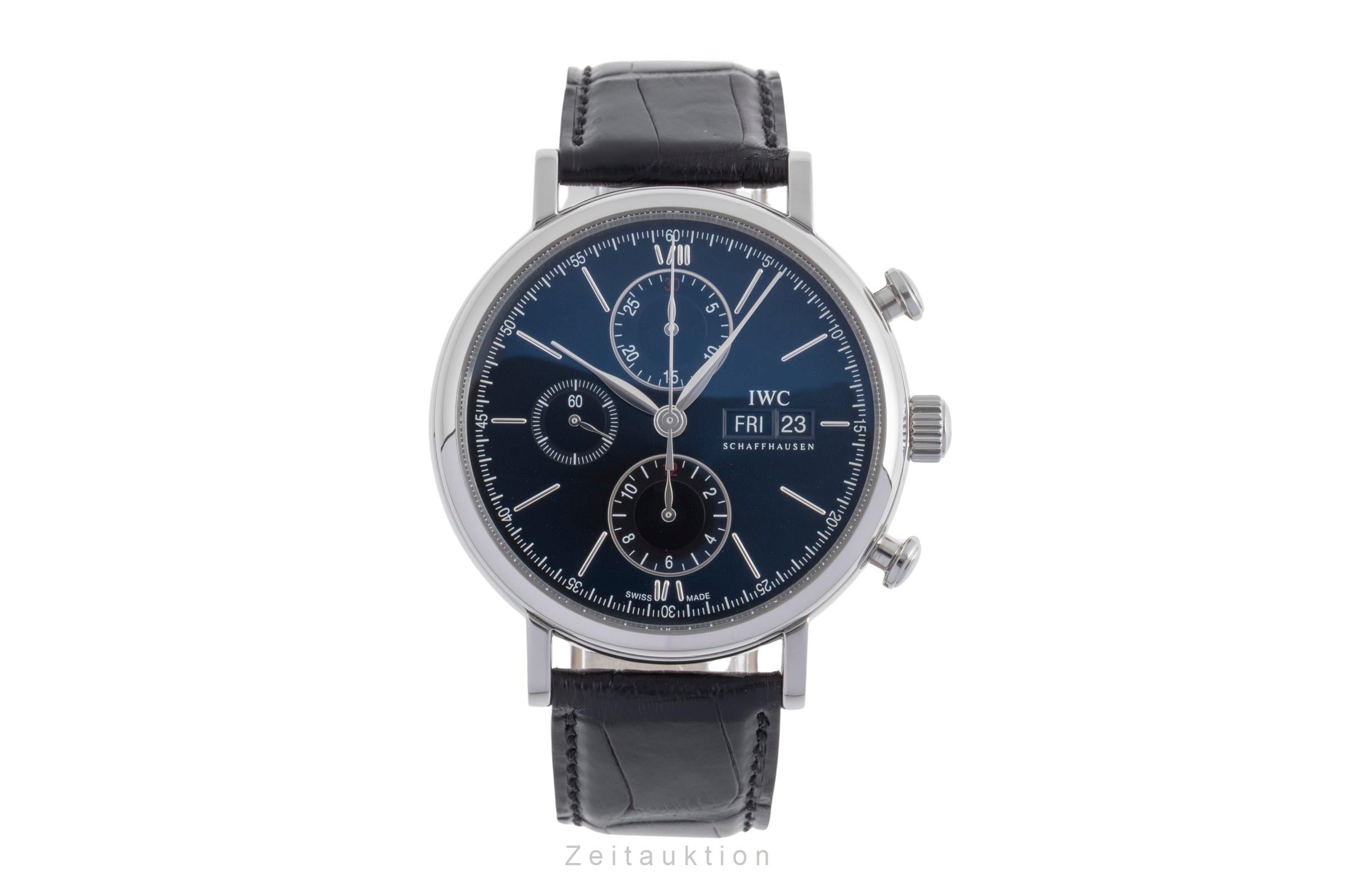 IWC Portofino chronograph steel automatic men's watch IW391010  [2502251]