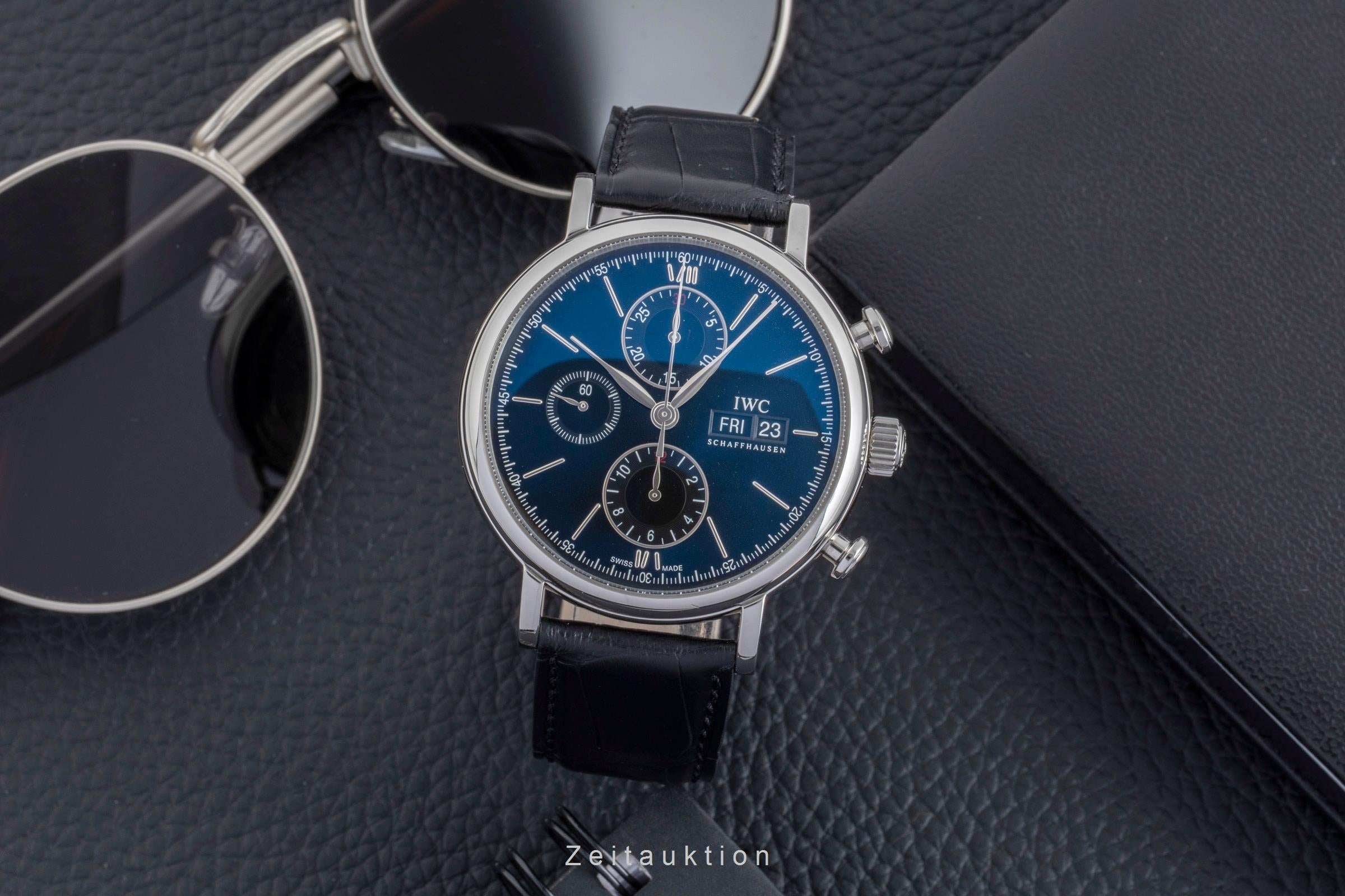 IWC Portofino chronograph steel automatic men's watch IW391010  [2502251]