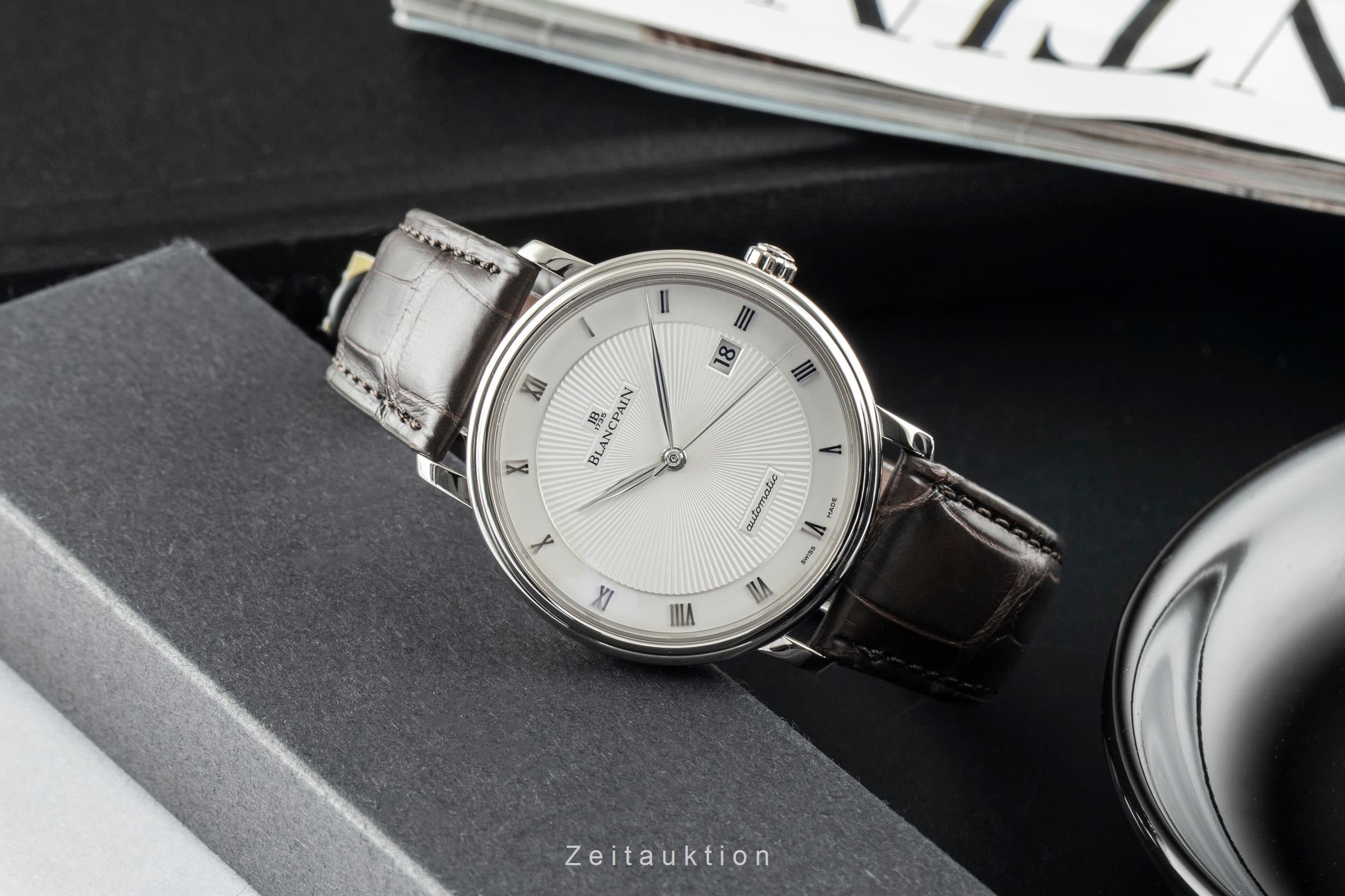 Blancpain Ultraflach 18 ct white gold automatic men's watch 6223A-1542-55B Limited  [2502253]