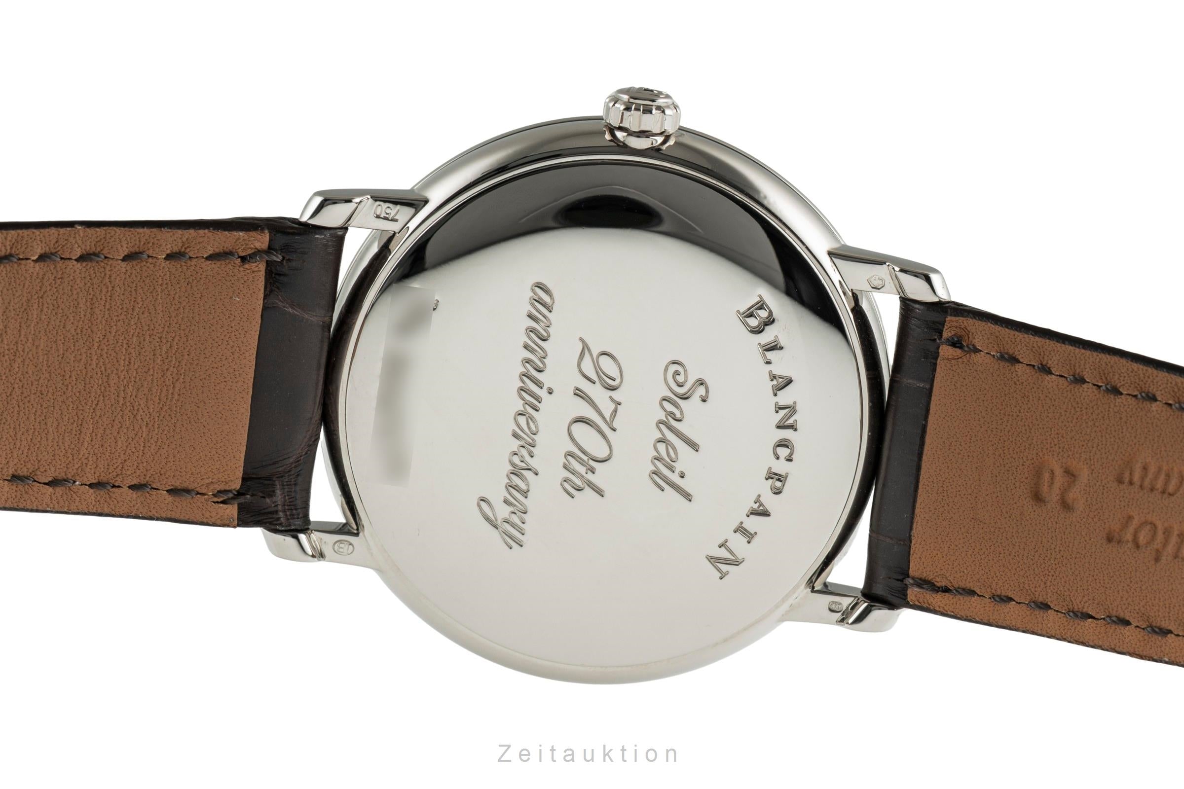 Blancpain Ultraflach 18 ct white gold automatic men's watch 6223A-1542-55B Limited  [2502253]