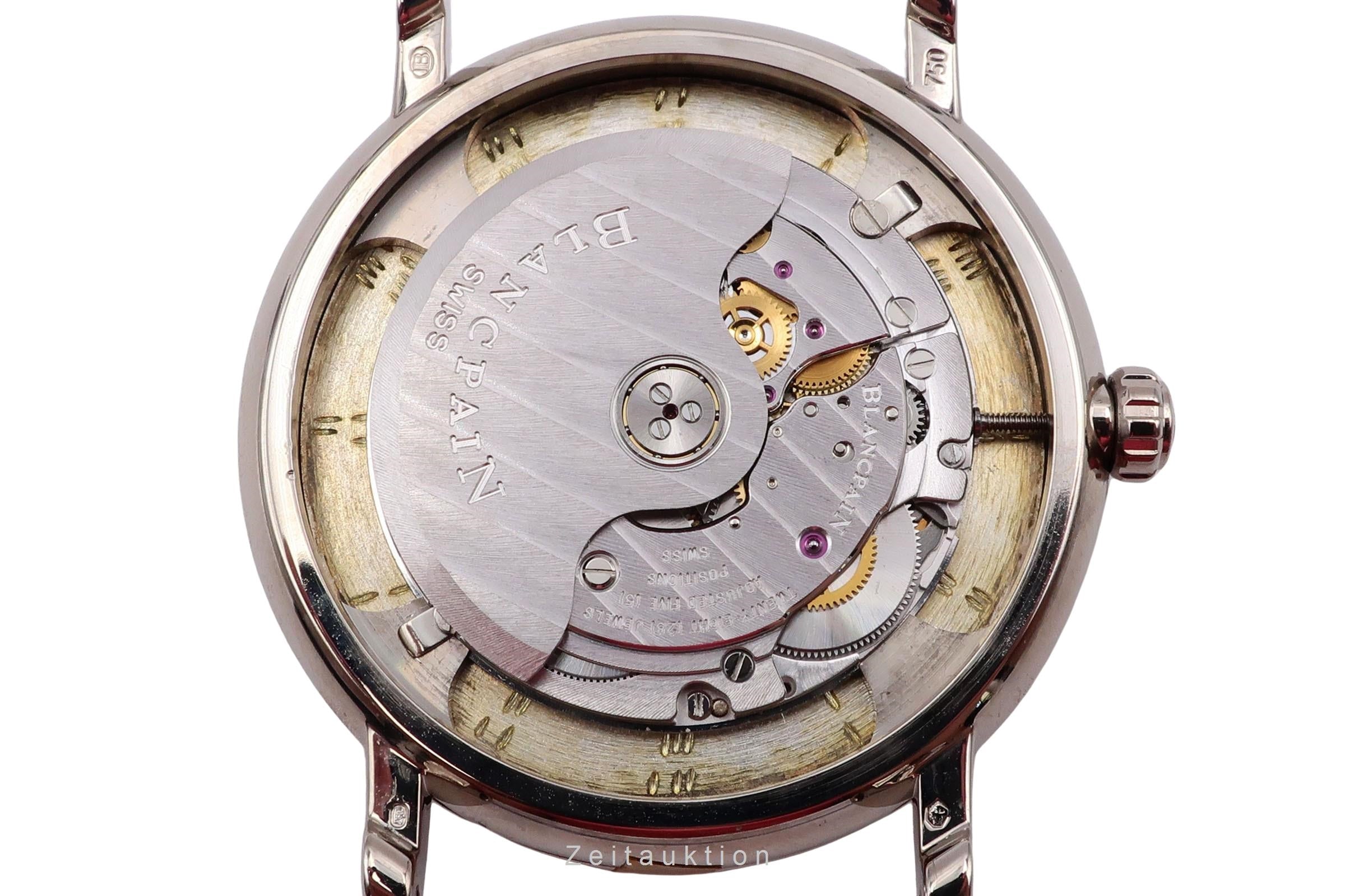 Blancpain Ultraflach 18 ct white gold automatic men's watch 6223A-1542-55B Limited  [2502253]