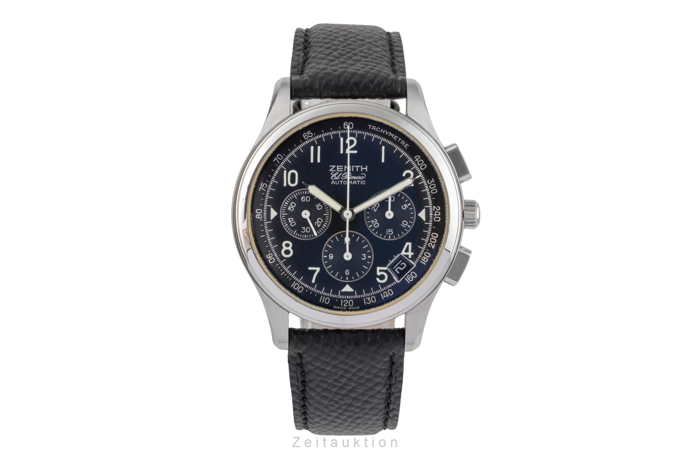 Zenith El Primero chronograph steel automatic Kal. 400Z Ref