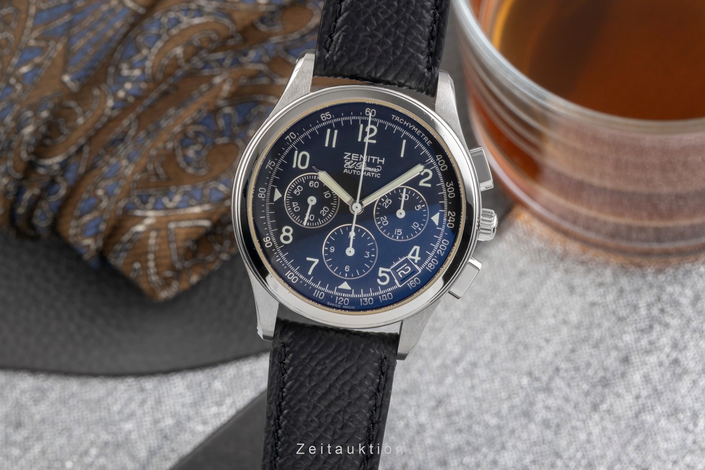 Zenith El Primero chronograph steel automatic men's watch 02.500.400  [2502254]