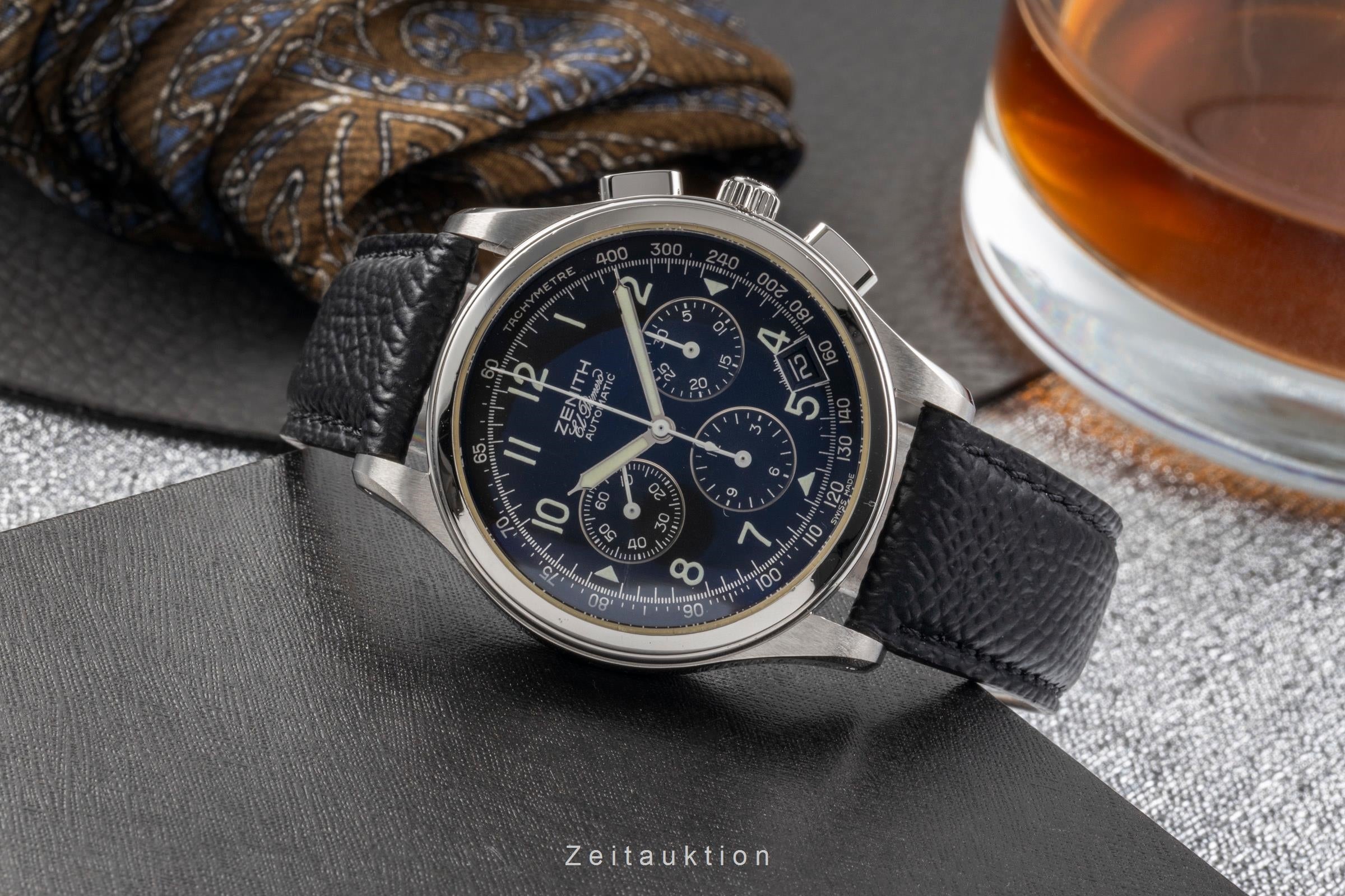 Zenith El Primero chronograph steel automatic men's watch 02.500.400  [2502254]