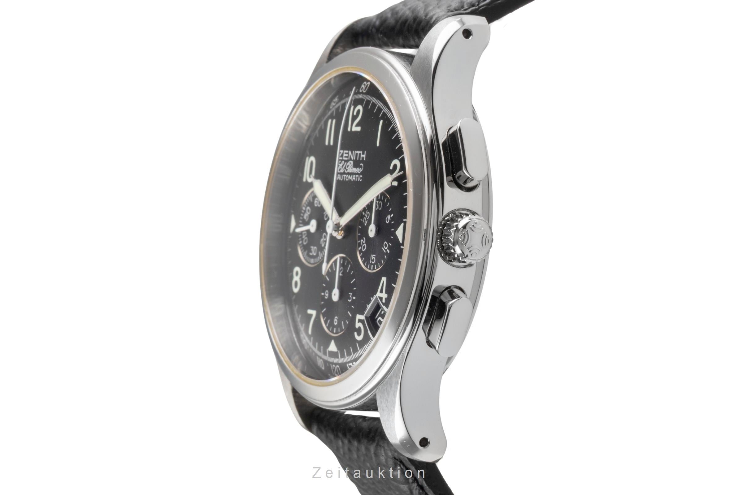 Zenith El Primero chronograph steel automatic Kal. 400Z Ref