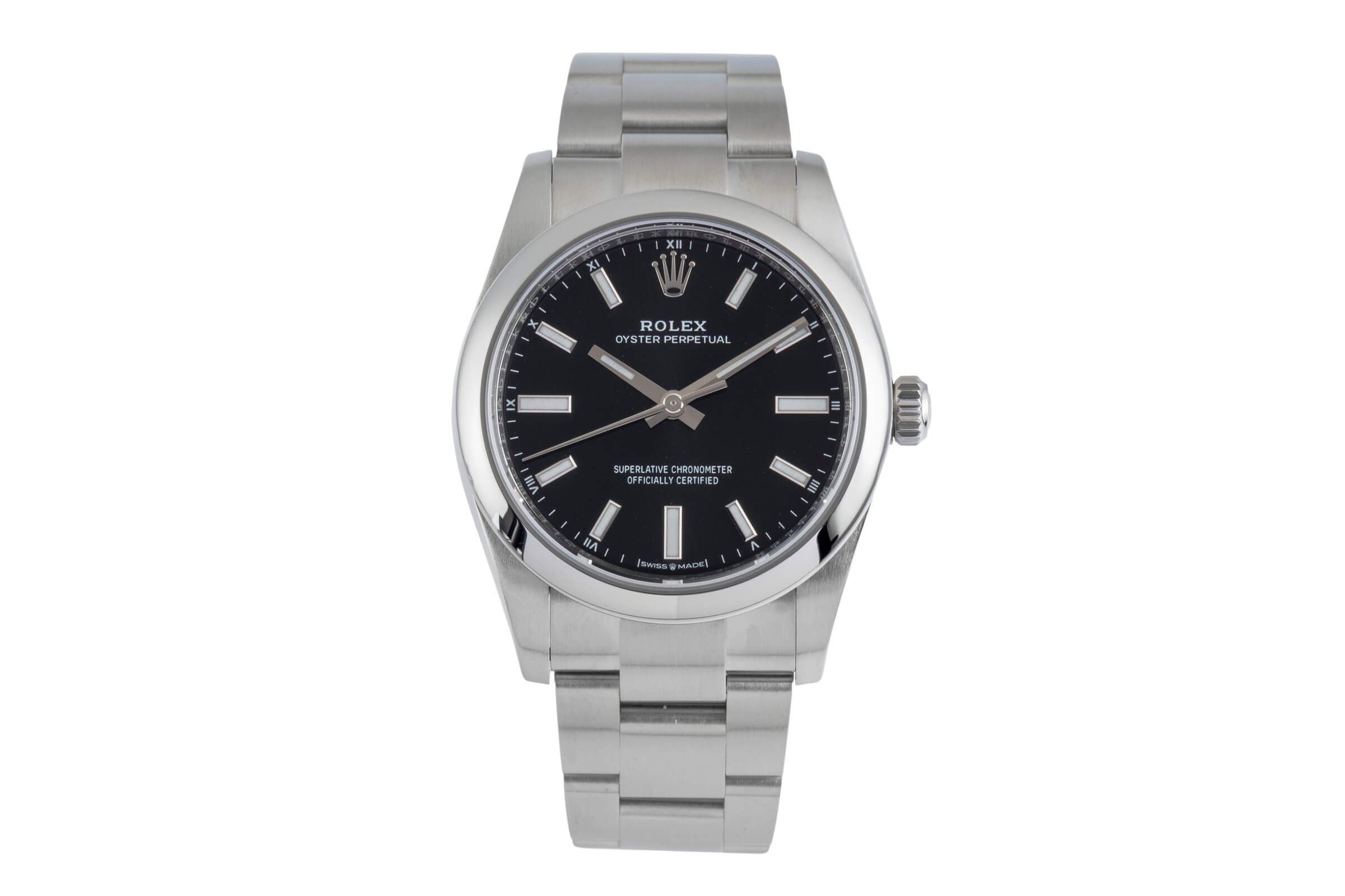 Rolex Oyster Perpetual acier automatique montre pour femmes 124200  [2502258]