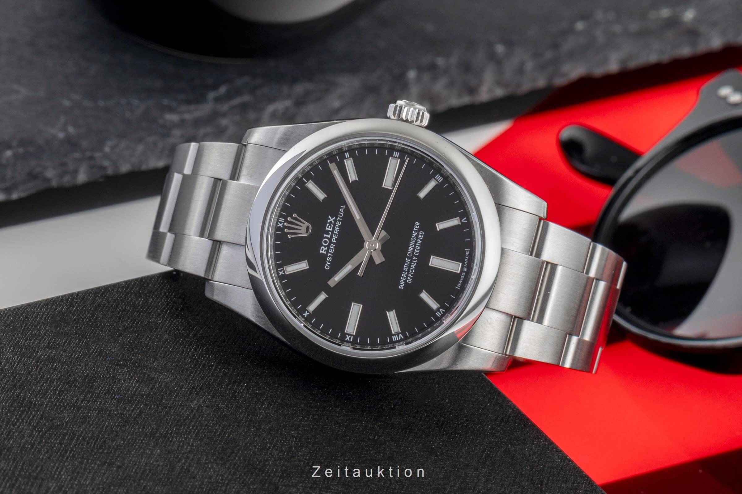 Rolex Oyster Perpetual acier automatique montre pour femmes 124200  [2502258]