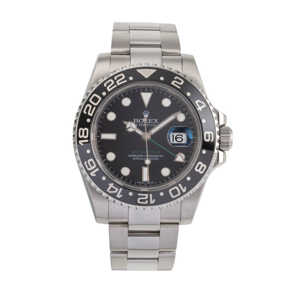 Rolex GMT-Master II steel automatic men's watch 116710LN  [2502262]