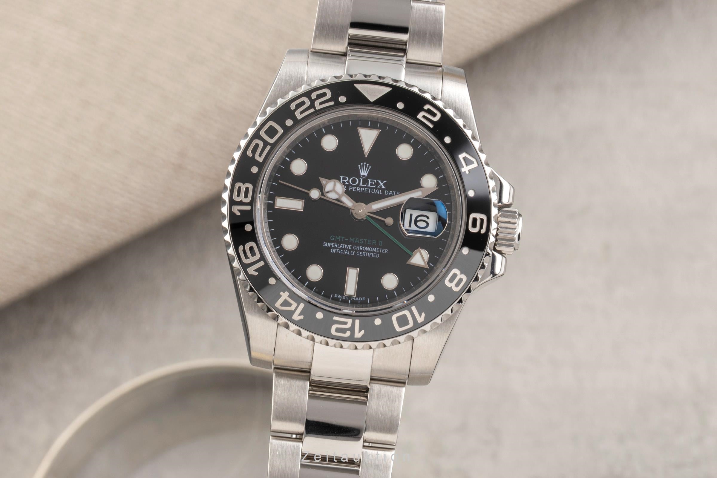 Rolex GMT-Master II steel automatic men's watch 116710LN  [2502262]