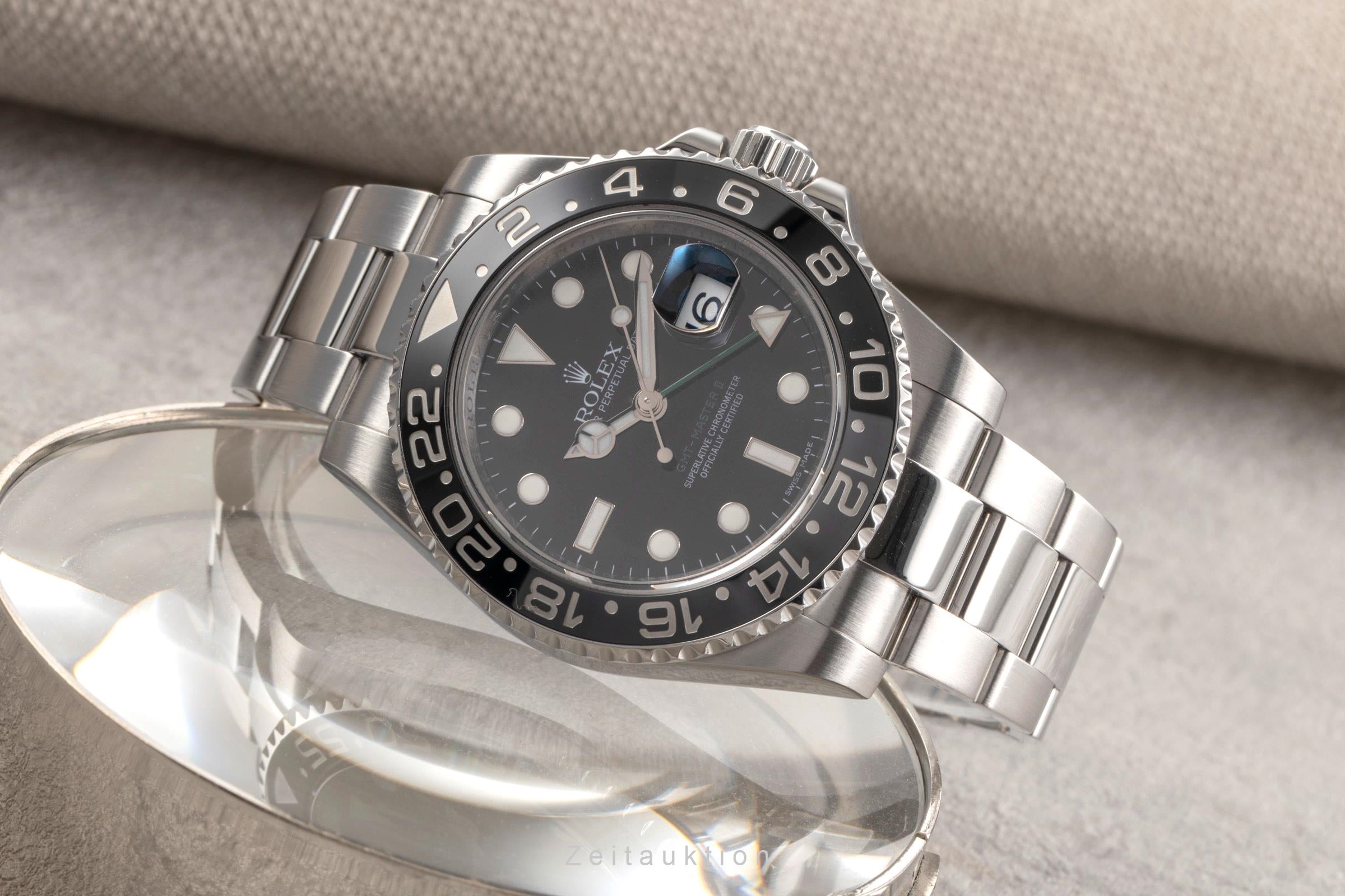 Rolex GMT-Master II steel automatic men's watch 116710LN  [2502262]