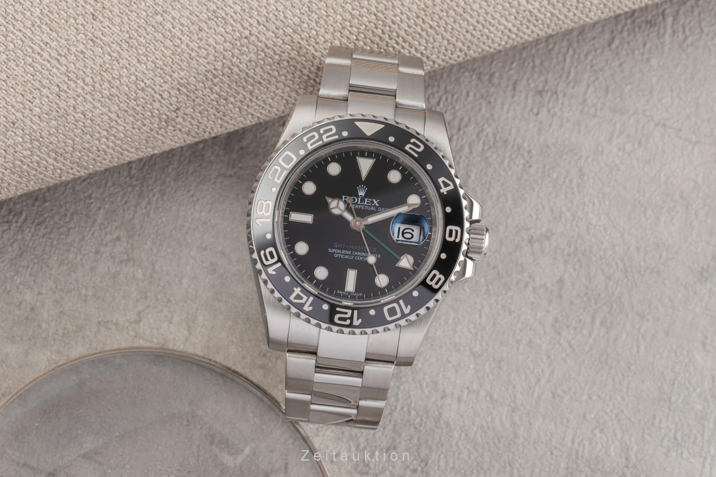 Rolex GMT-Master II steel automatic men's watch 116710LN  [2502262]
