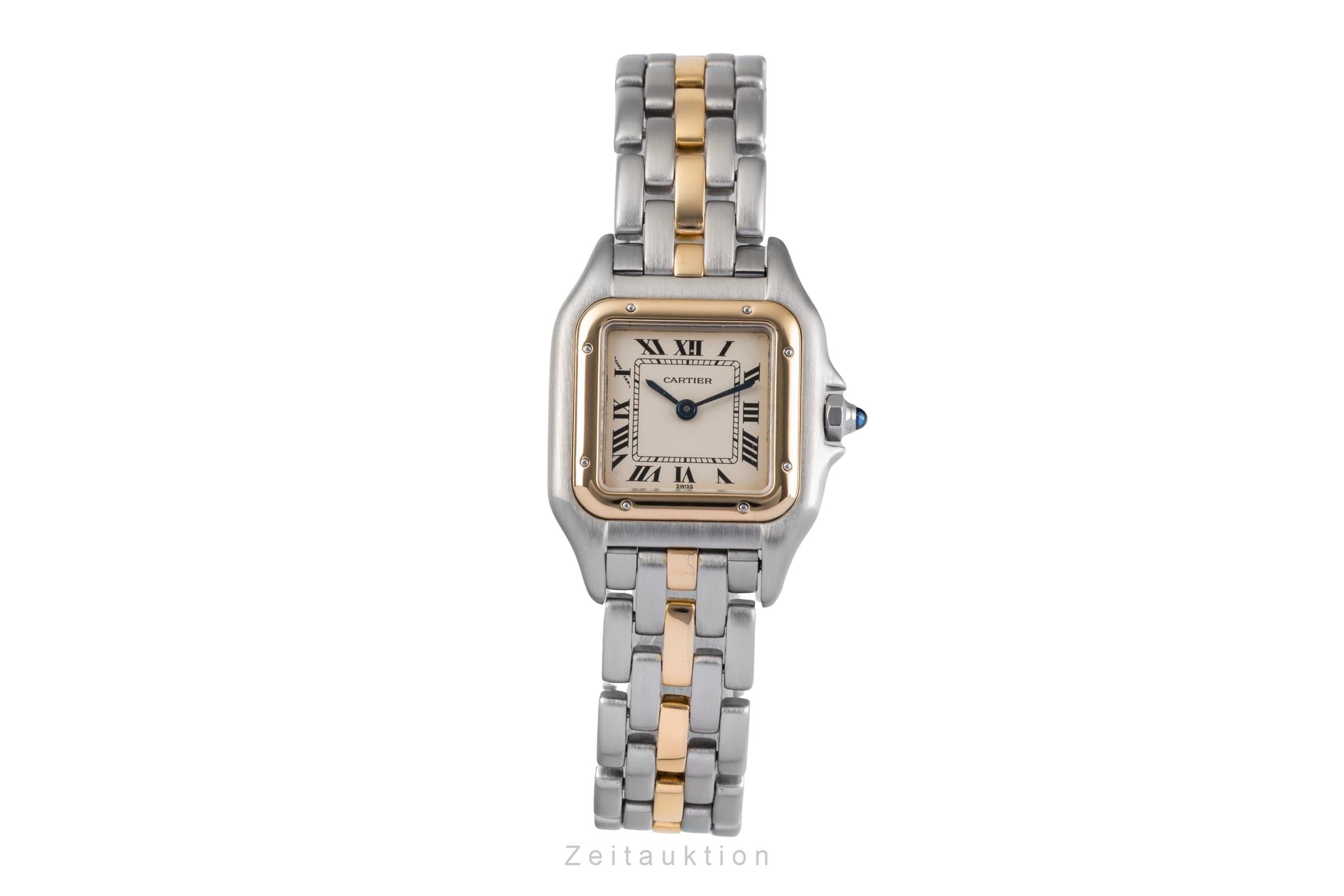 Cartier Panthere acero / oro cuarzo reloj para damas  66921 LP: 9500EUR  [2502265]