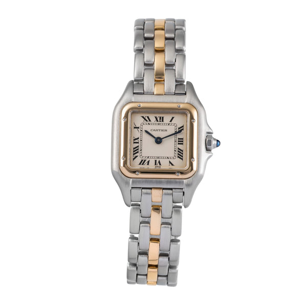 Cartier Panthere acero / oro cuarzo reloj para damas  66921 LP: 9500EUR  [2502265]