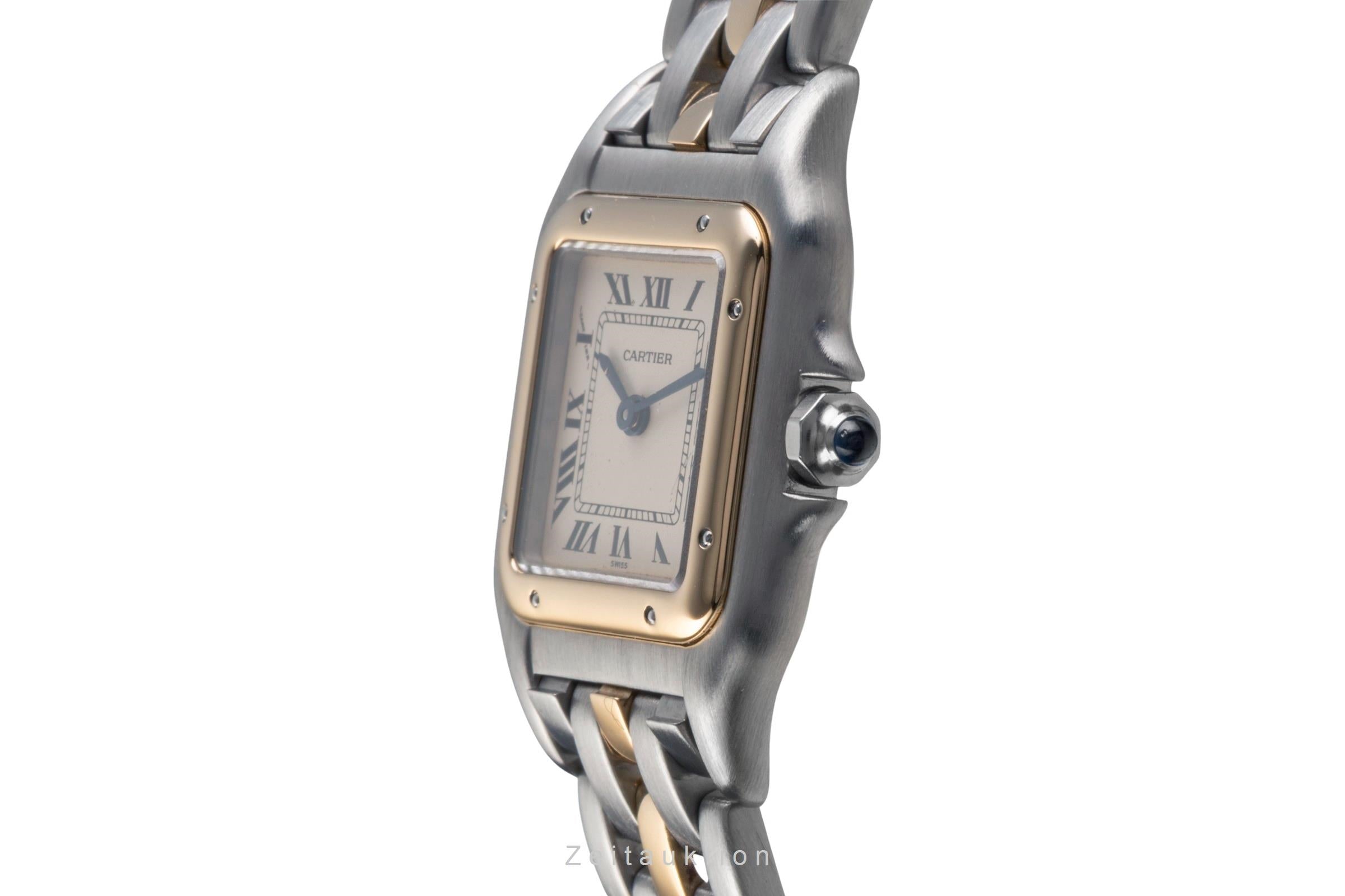 Cartier Panthere acero / oro cuarzo reloj para damas  66921 LP: 9500EUR  [2502265]