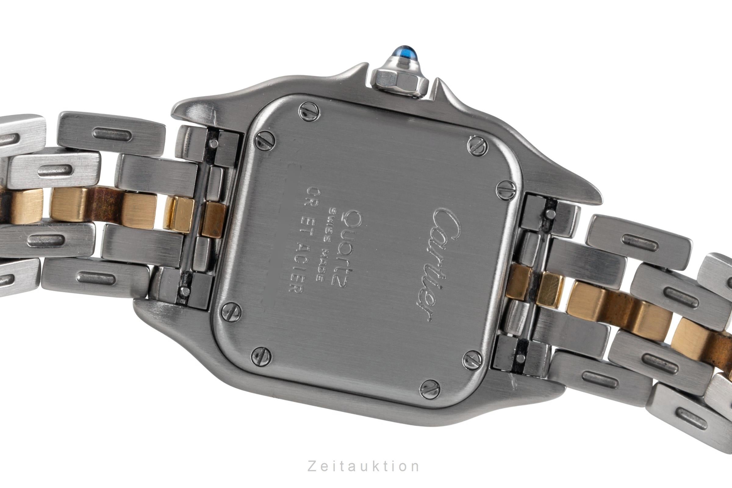 Cartier Panthere acero / oro cuarzo reloj para damas  66921 LP: 9500EUR  [2502265]
