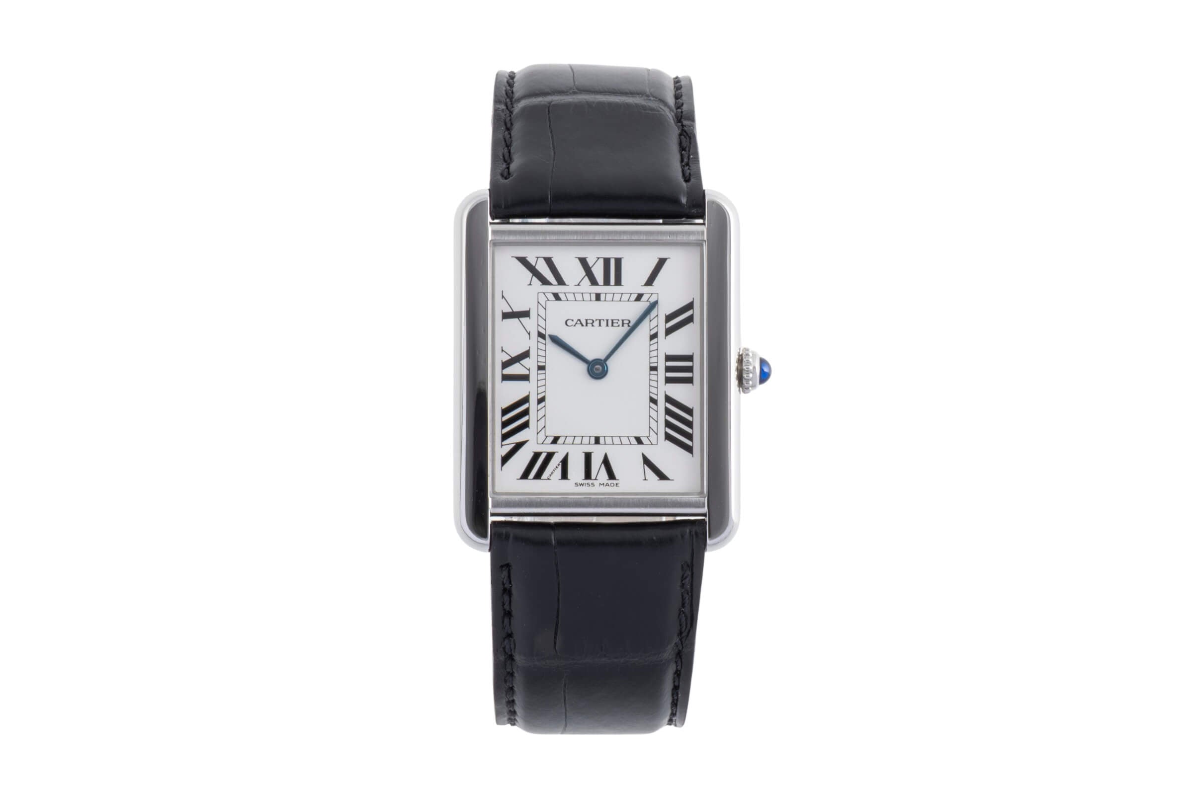 Cartier Tank acero cuarzo reloj para caballeros W1018355  [2502266]