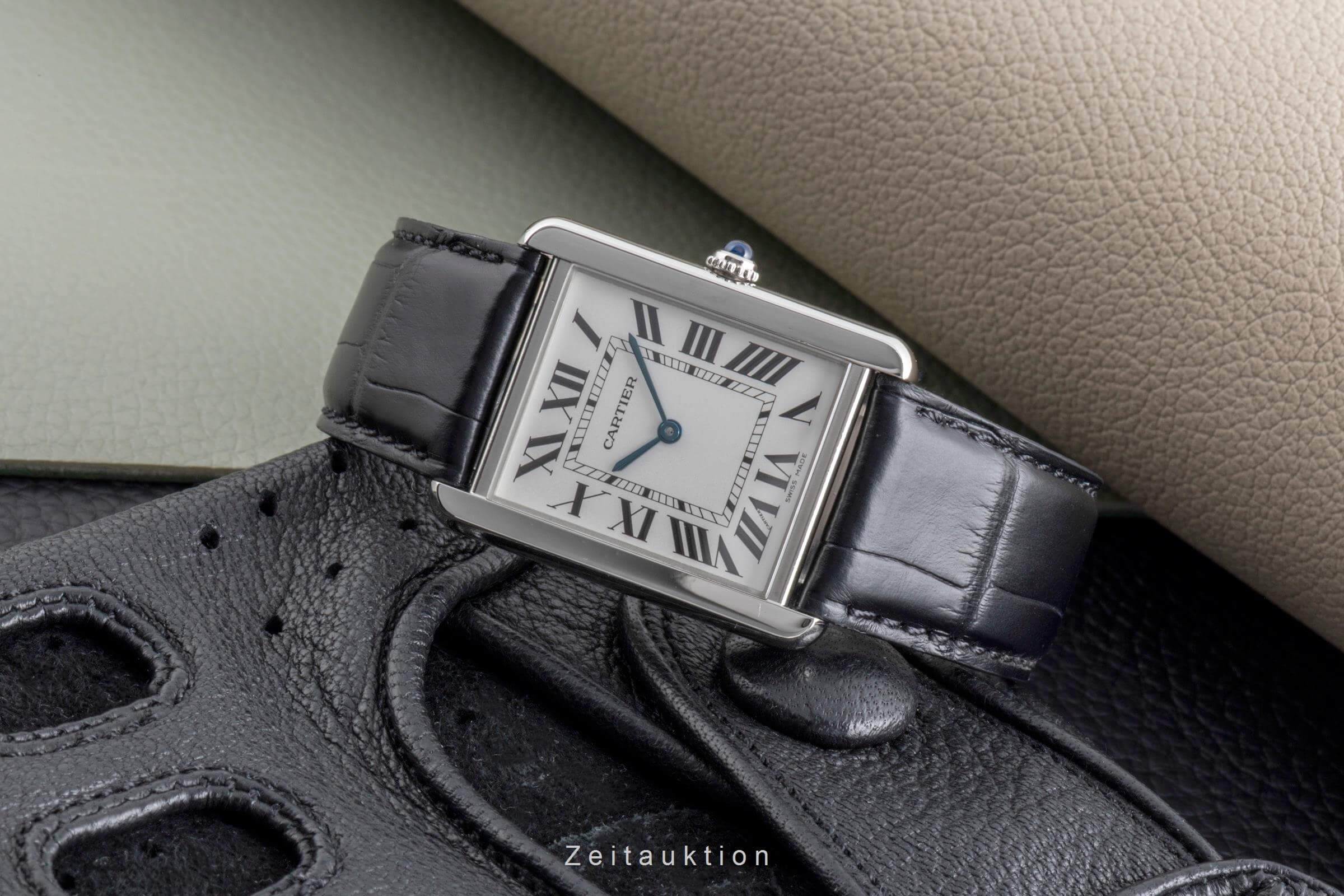 Cartier Tank steel quartz Kal. 690 Ref. W1018355 | 2502266