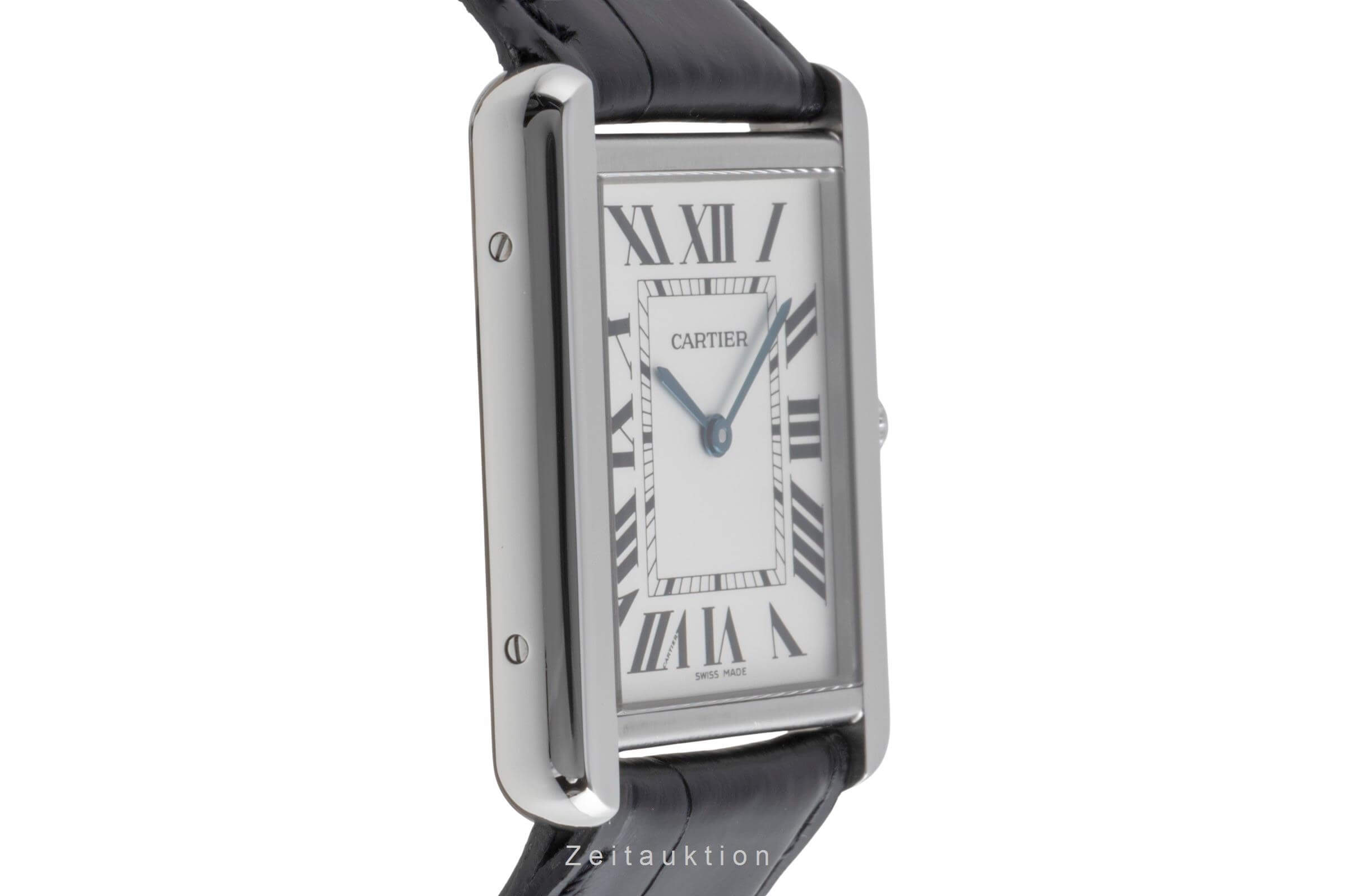 Cartier Tank acero cuarzo reloj para caballeros W1018355  [2502266]