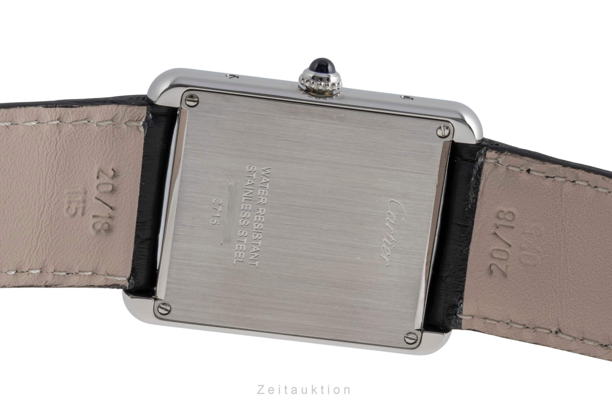 Cartier Tank acero cuarzo reloj para caballeros W1018355  [2502266]