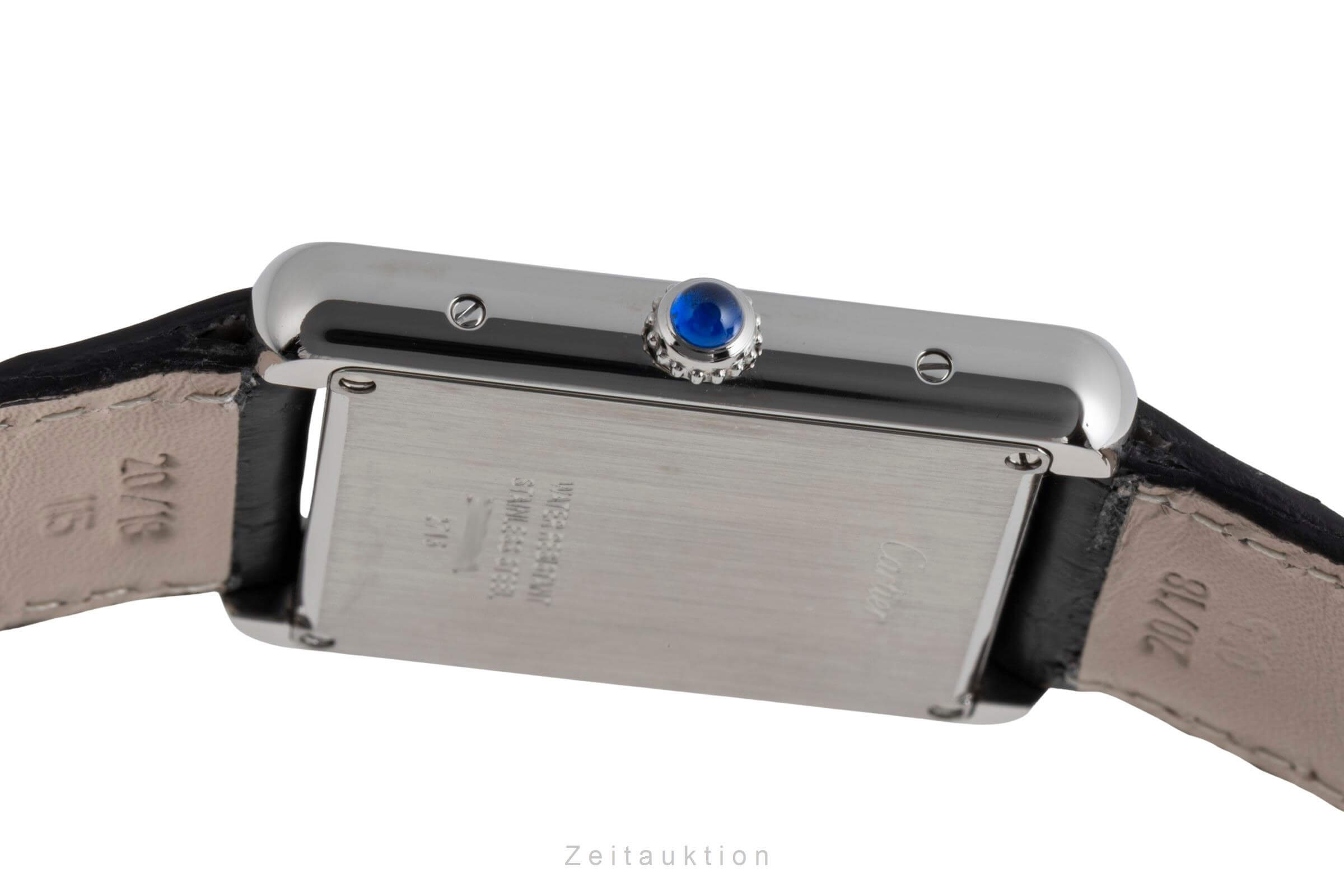 Cartier Tank acero cuarzo reloj para caballeros W1018355  [2502266]