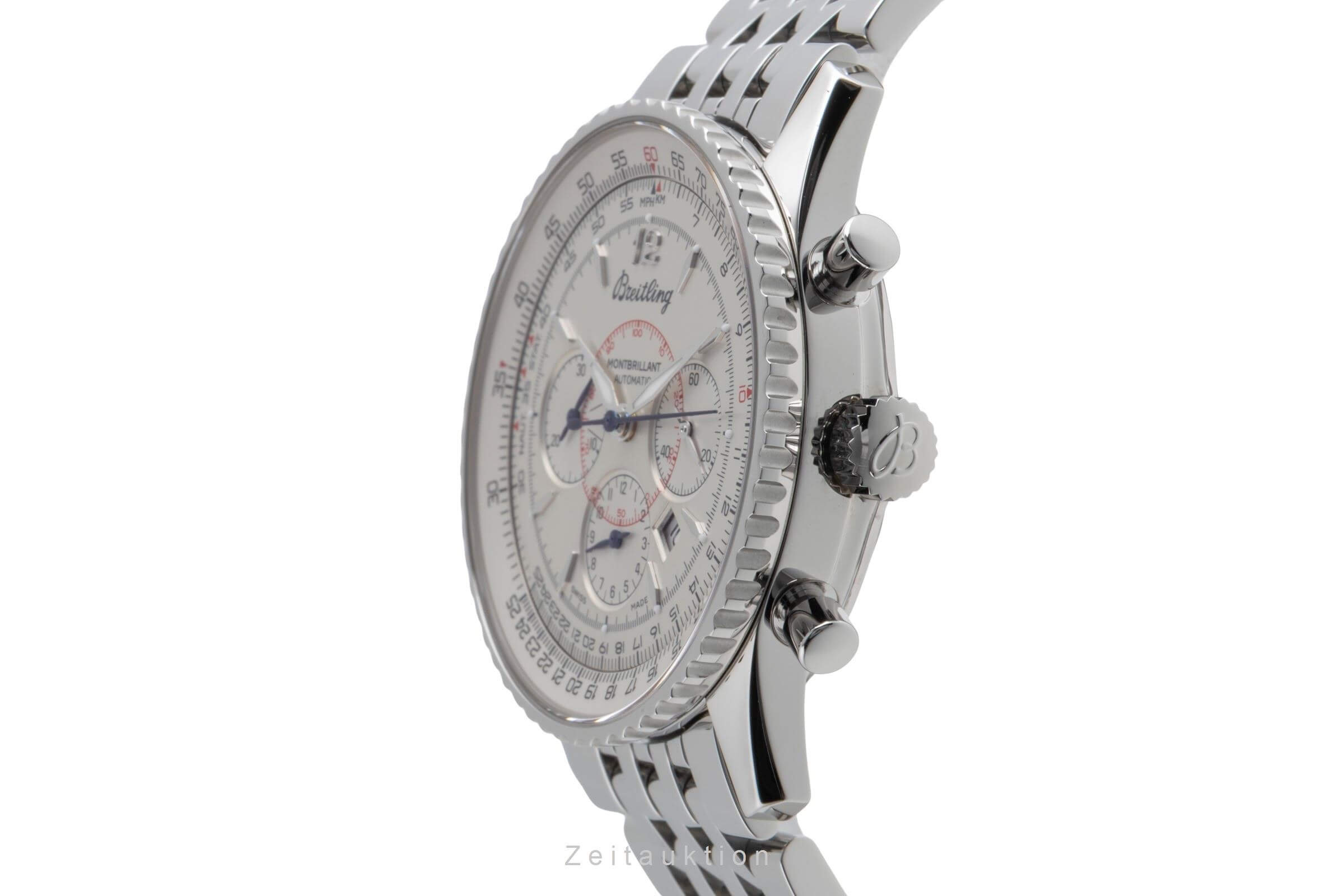 Breitling Montbrillant chronograph steel automatic men's watch A4137012/G789  [2502269]