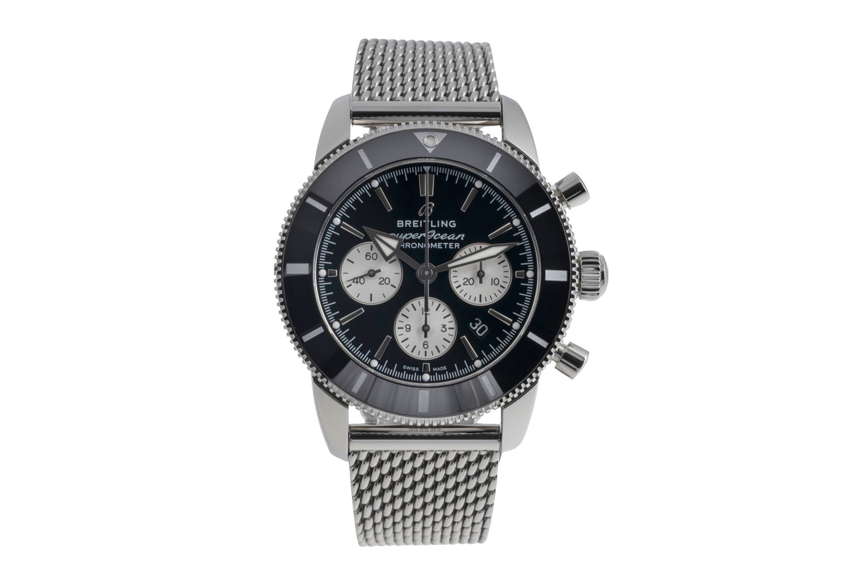 Breitling Superocean Chronograph chronograph steel automatic men's watch AB0162121B1A1 LP: 8850EUR  [2502270]