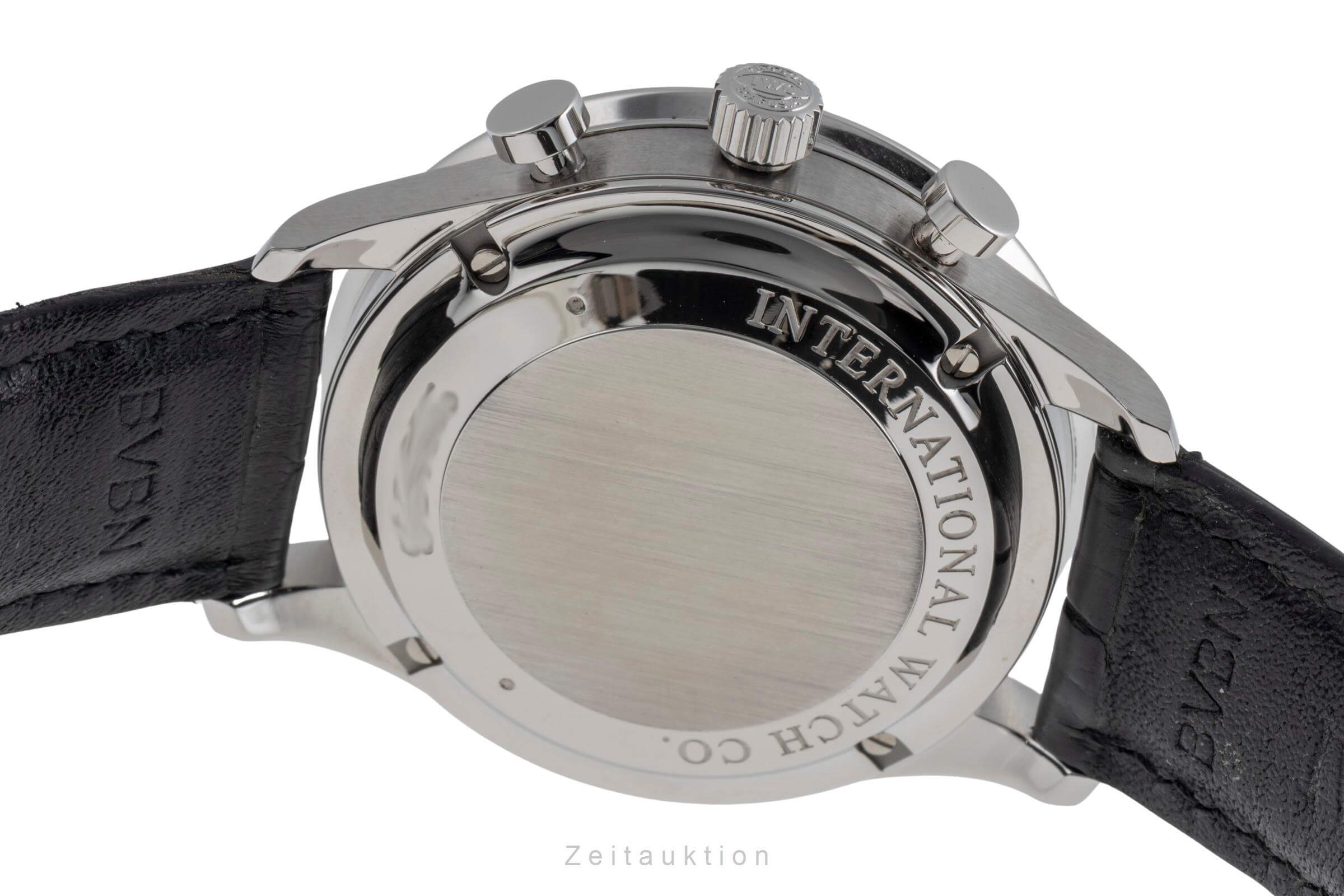 IWC Portugieser cronografo acciaio automatismo orologio da uomo IW371447 LP: 9100EUR  [2502273]