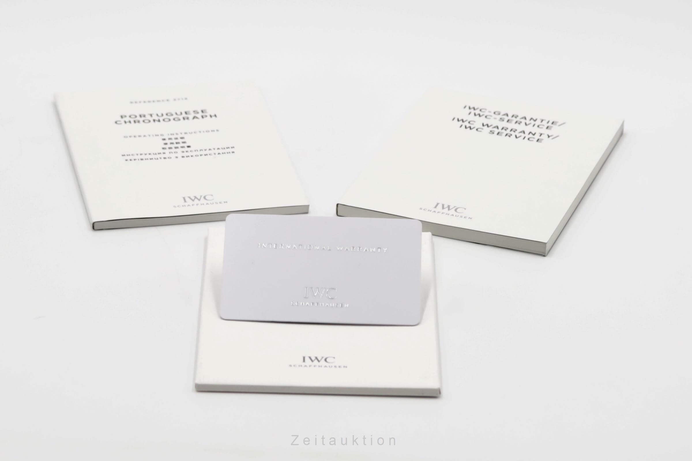 IWC Portugieser cronografo acciaio automatismo orologio da uomo IW371447 LP: 9100EUR  [2502273]